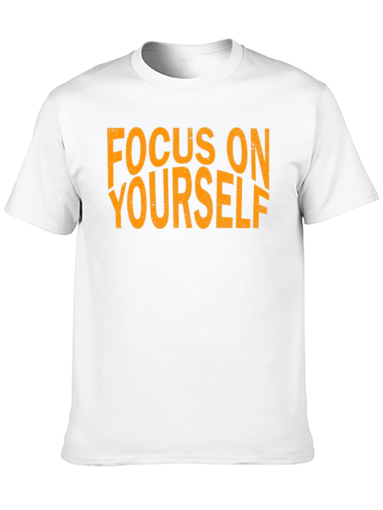 Focus On Yourself Black T-Shirt