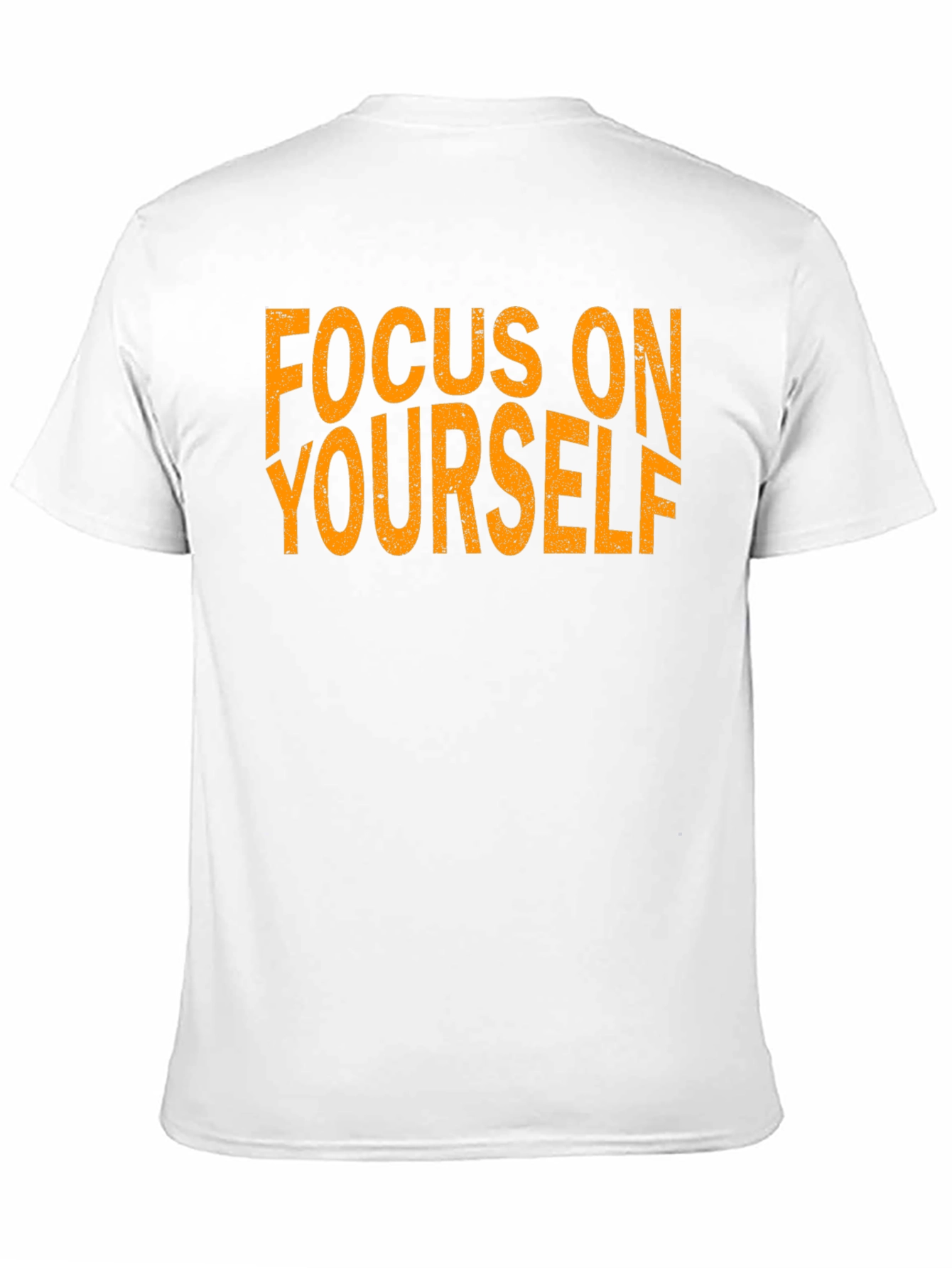 Focus On Yourself Black T-Shirt