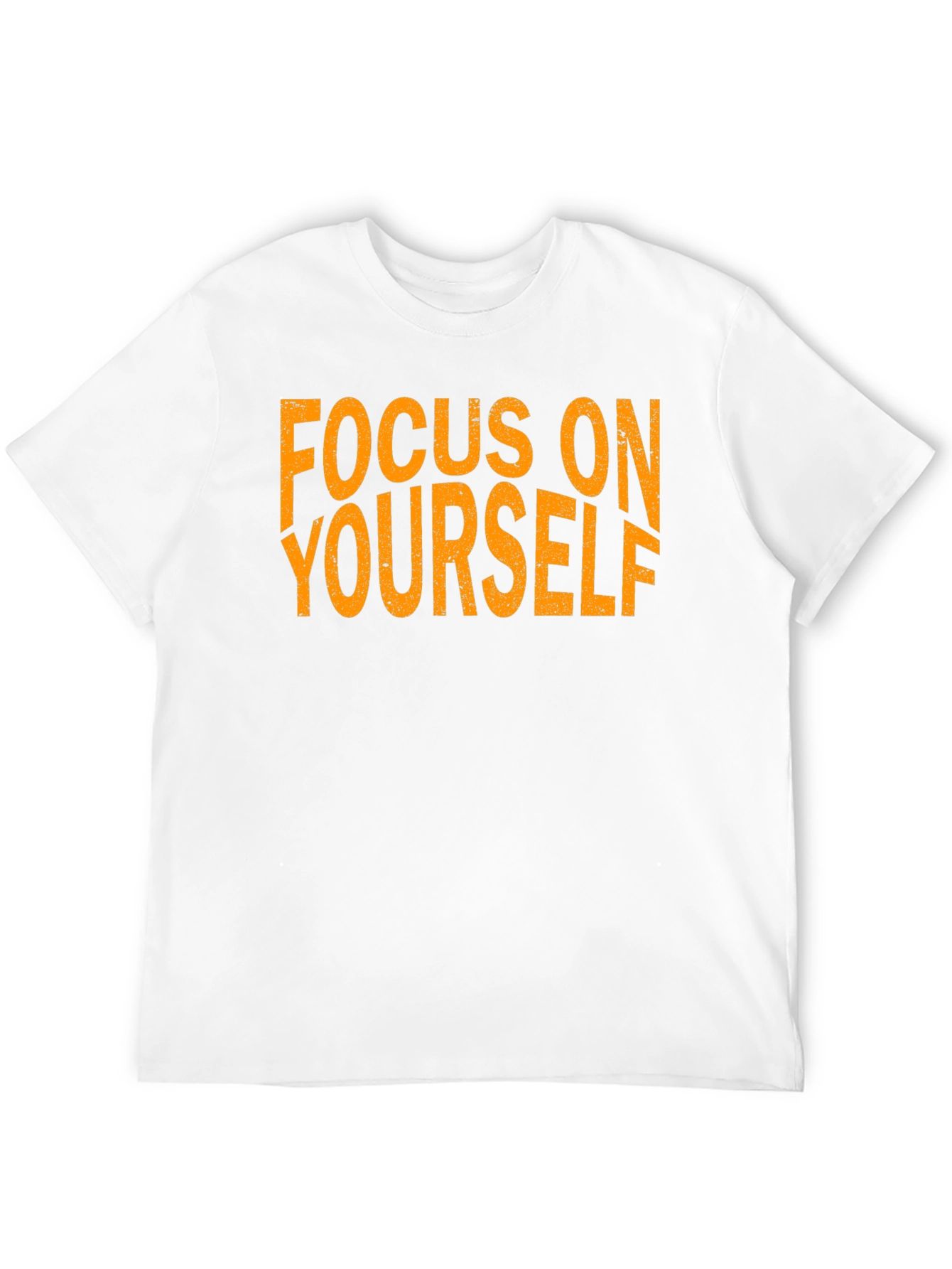 Focus On Yourself Black T-Shirt