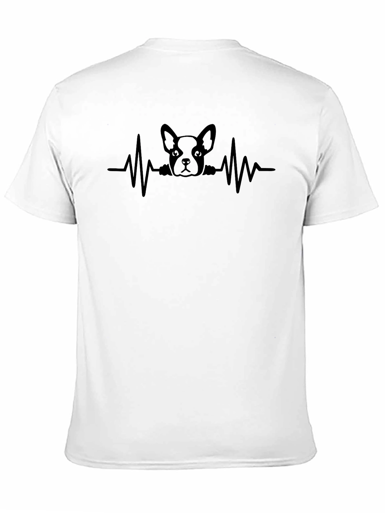 Dog Breed Heartbeat Black T-Shirt