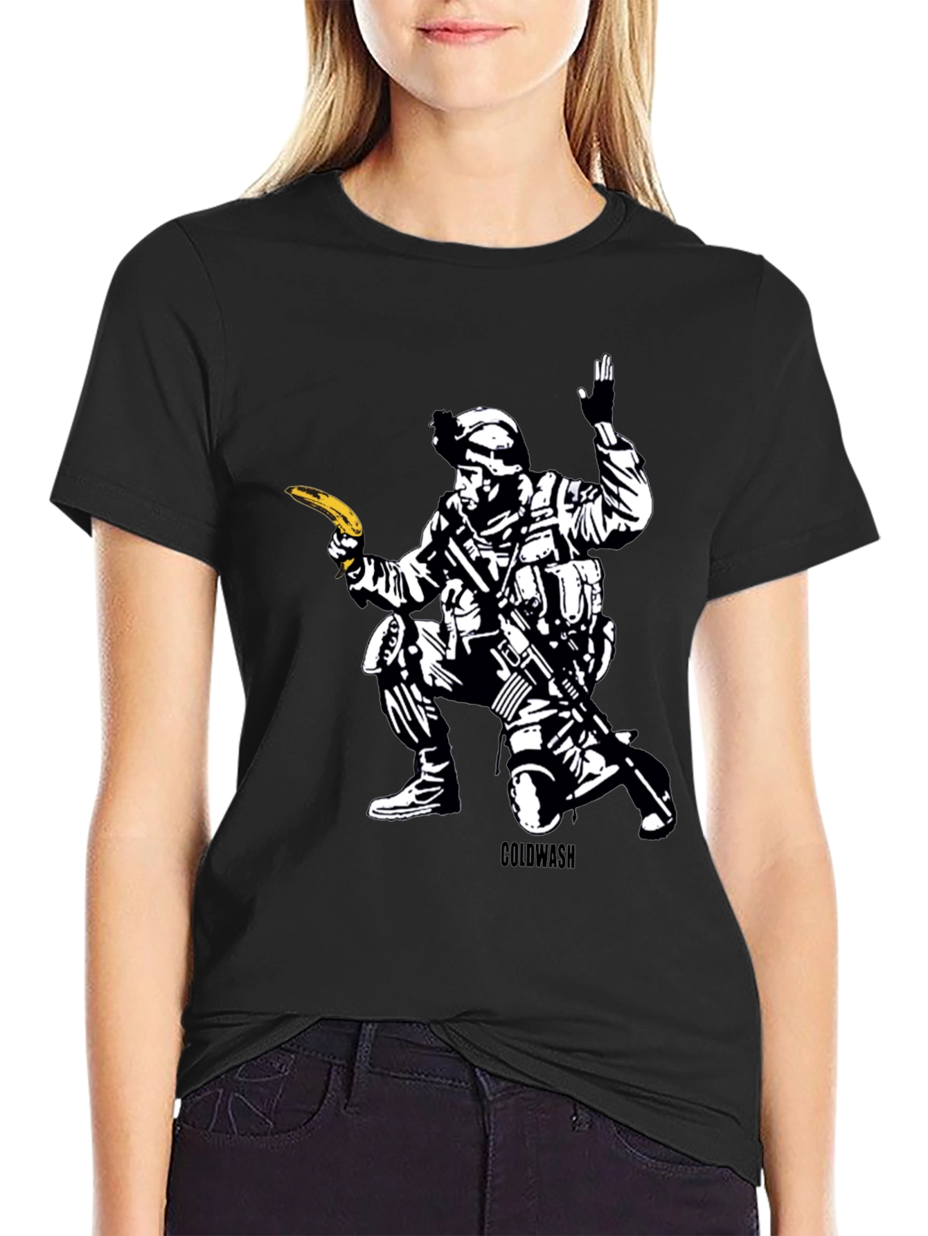 Banana Soldier Graphic T-Shirt