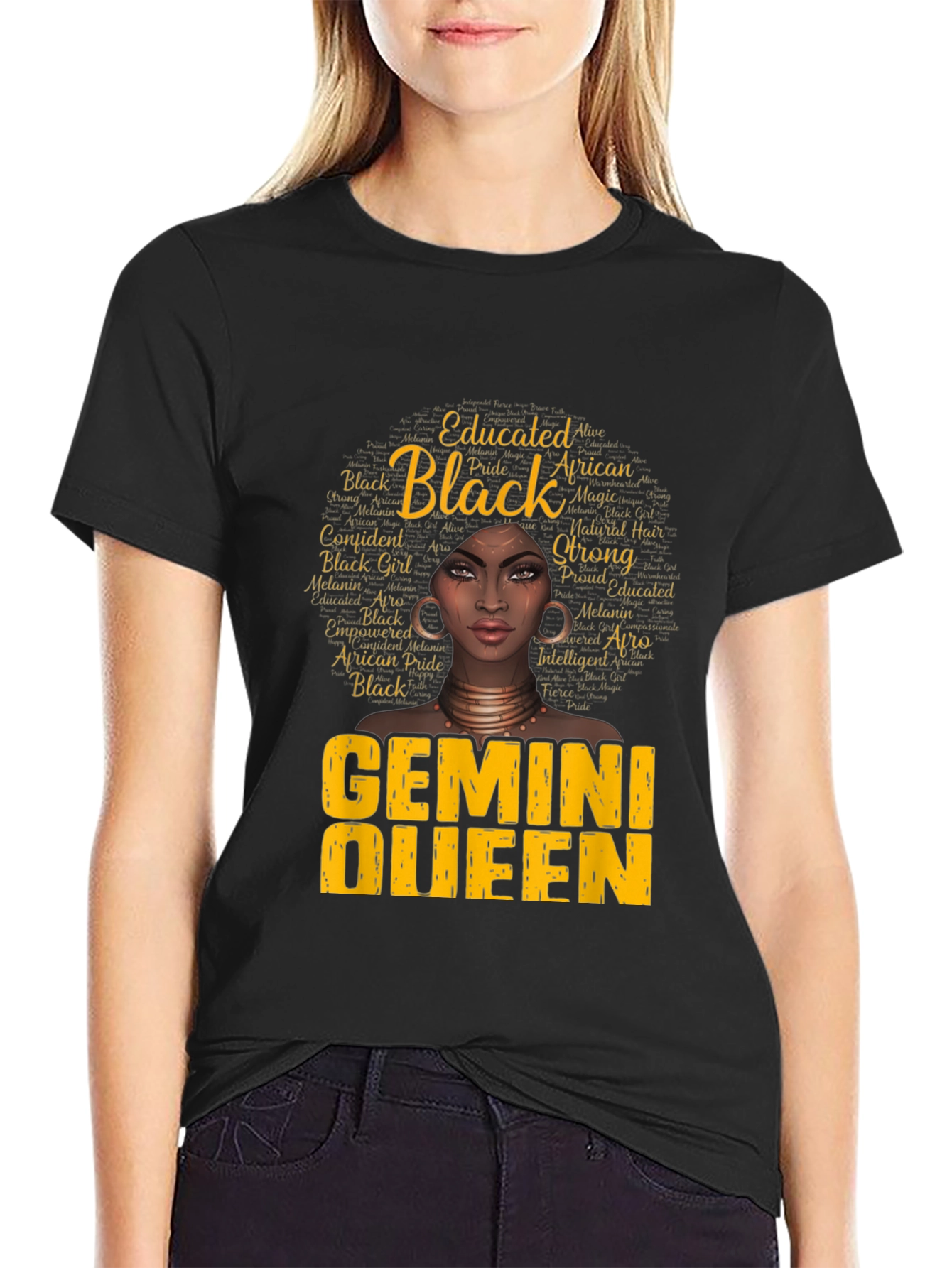 Gemini Queen Black Pride T-Shirt