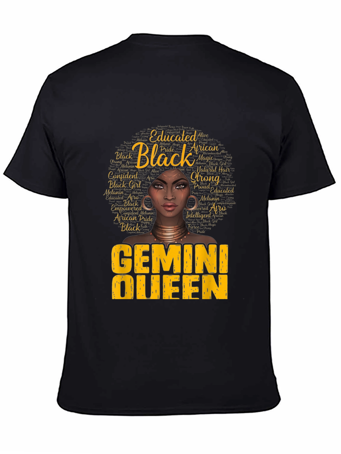 Gemini Queen Black Pride T-Shirt