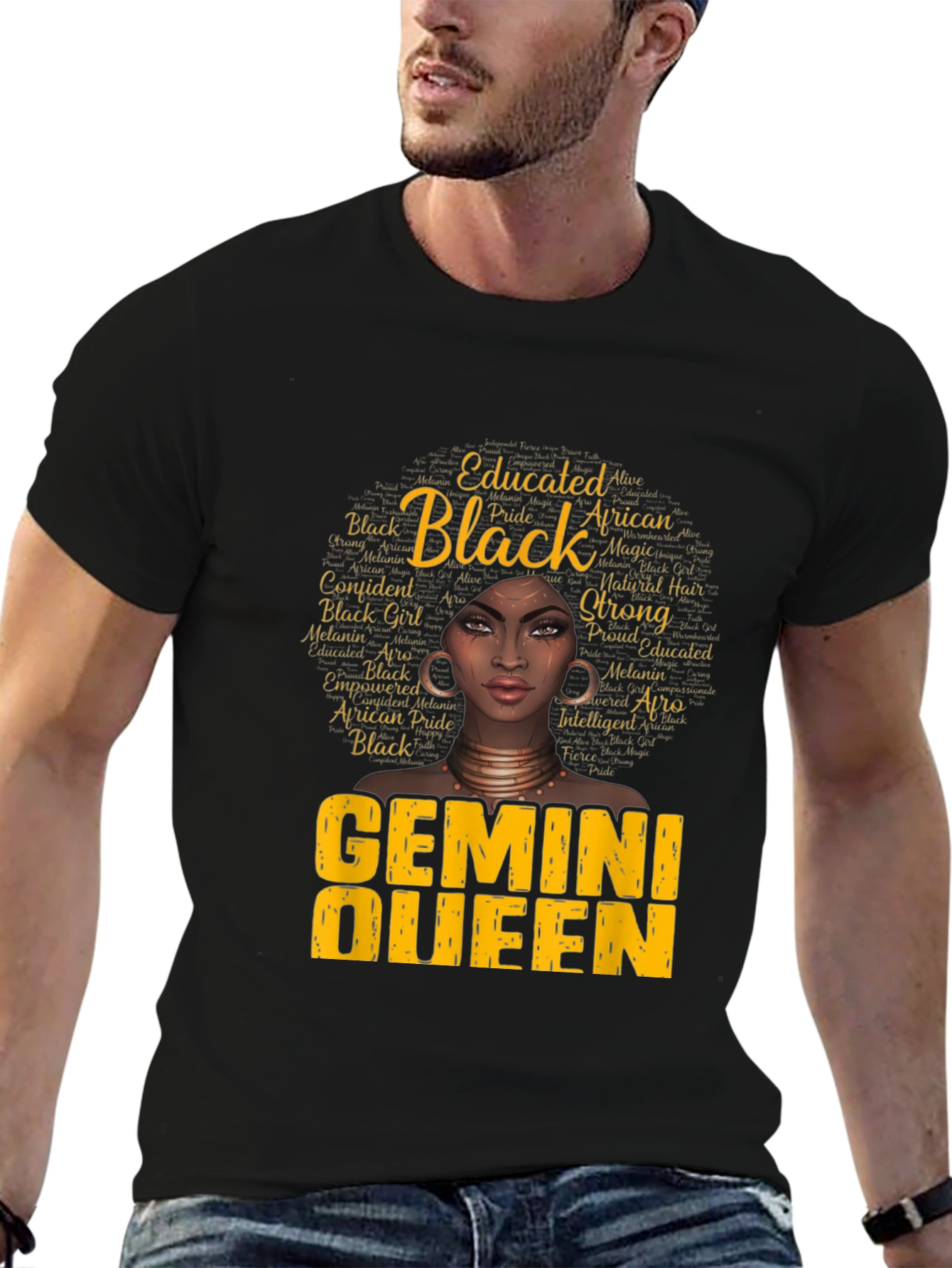 Gemini Queen Black Pride T-Shirt