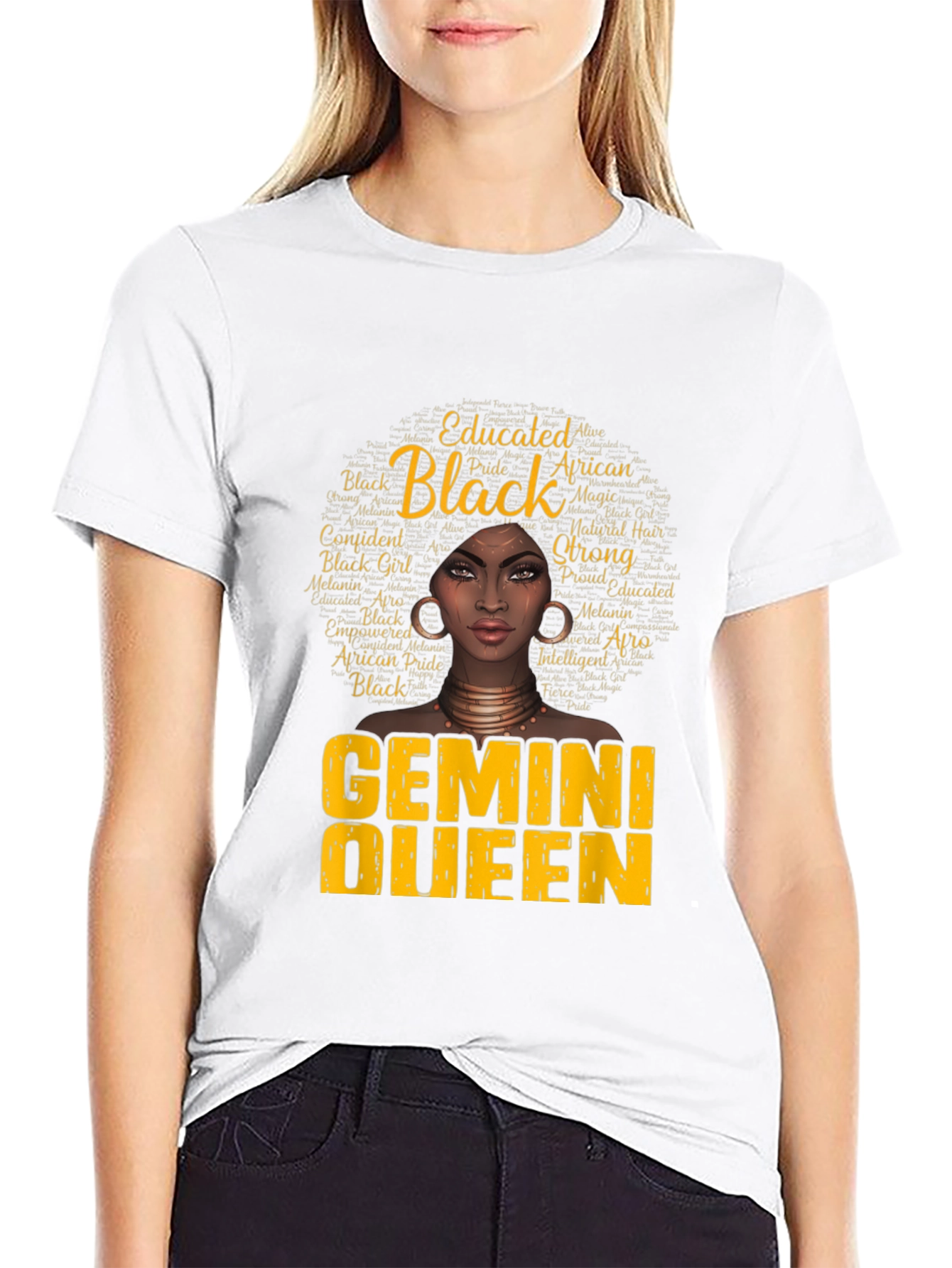 Gemini Queen Black Pride T-Shirt