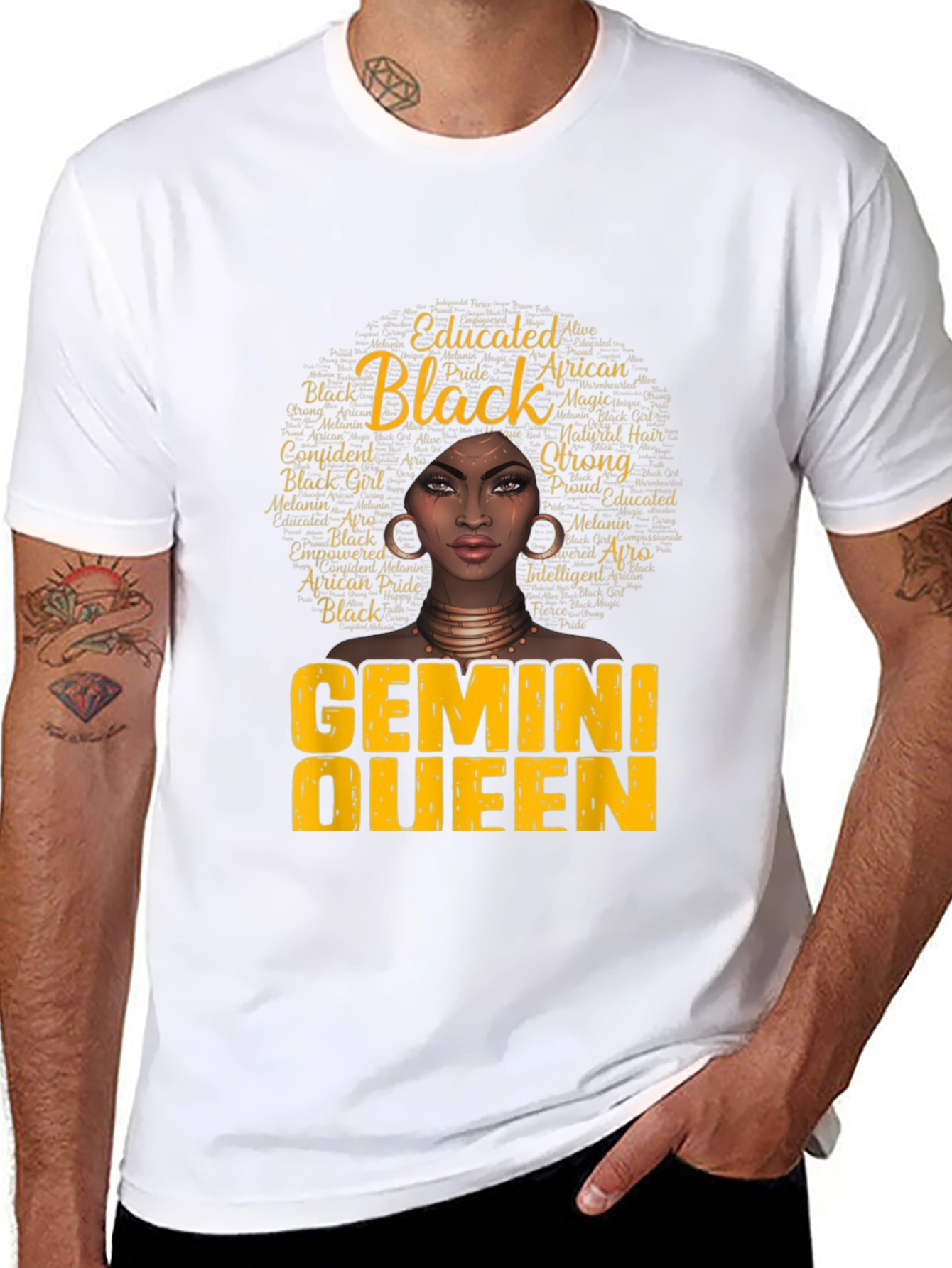 Gemini Queen Black Pride T-Shirt