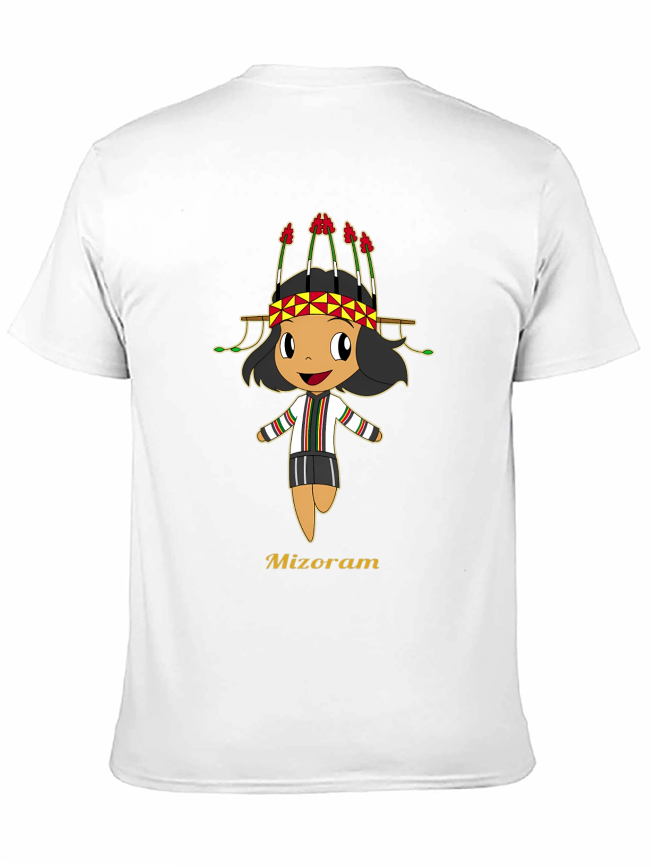 Mizoram Cartoon T-Shirt - Soft Cotton Tee