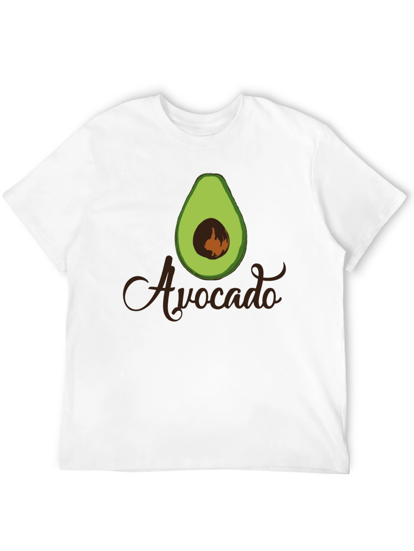 Avocado Graphic Black T-Shirt