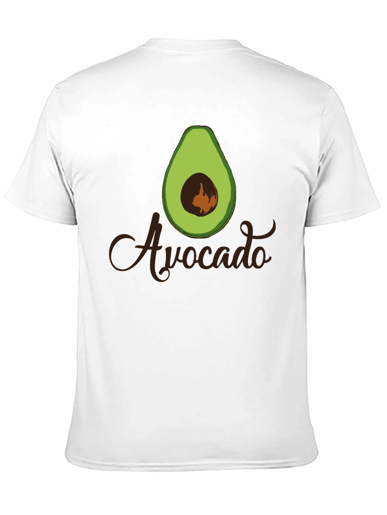 Avocado Graphic Black T-Shirt