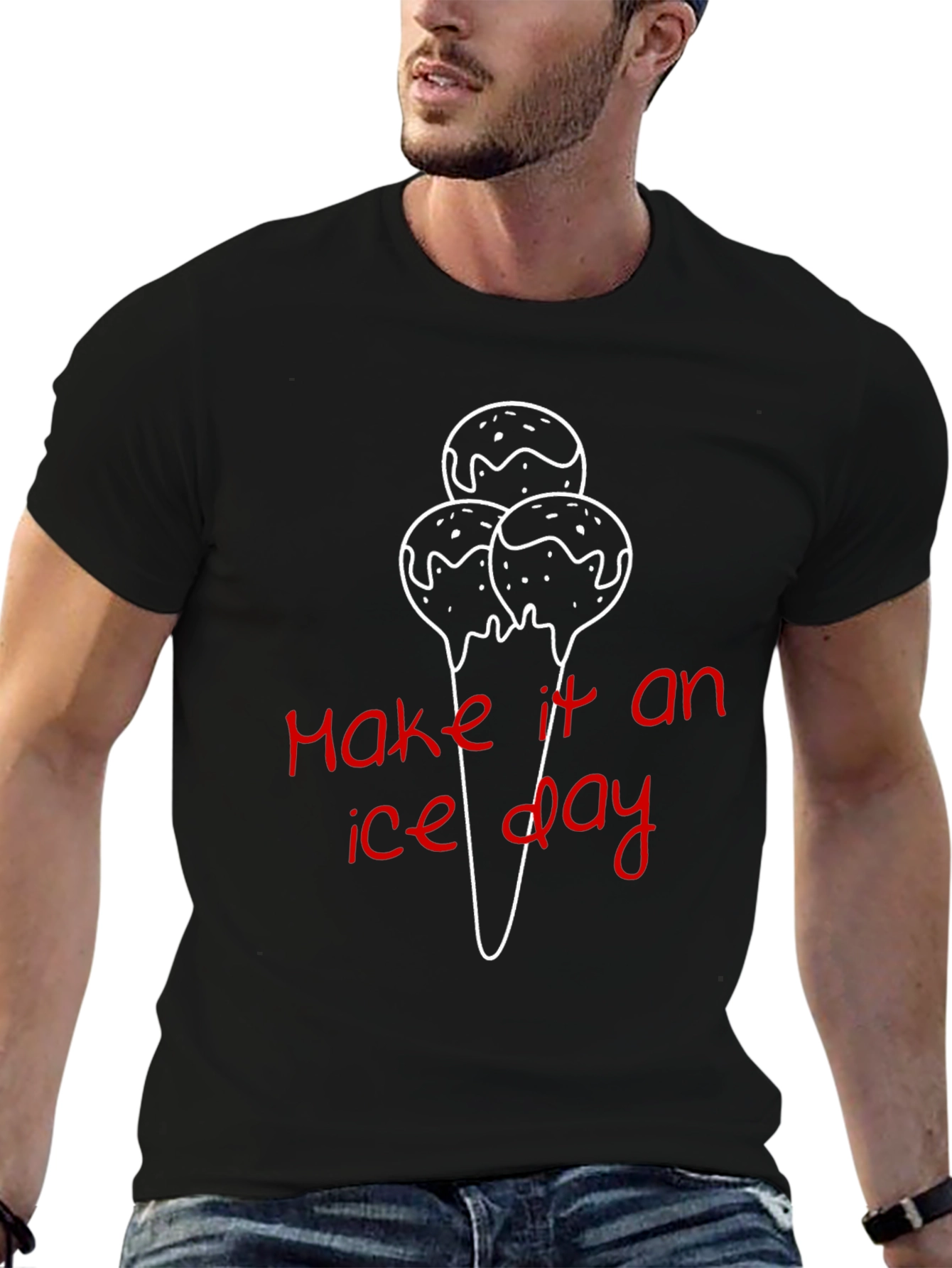 Ice Cream Day T-Shirt - Cool Graphic Tee