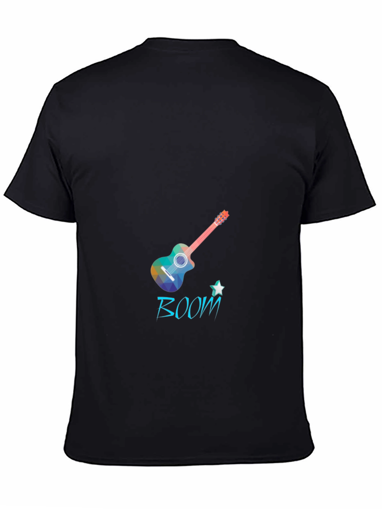 Boom Guitar Black T-Shirt