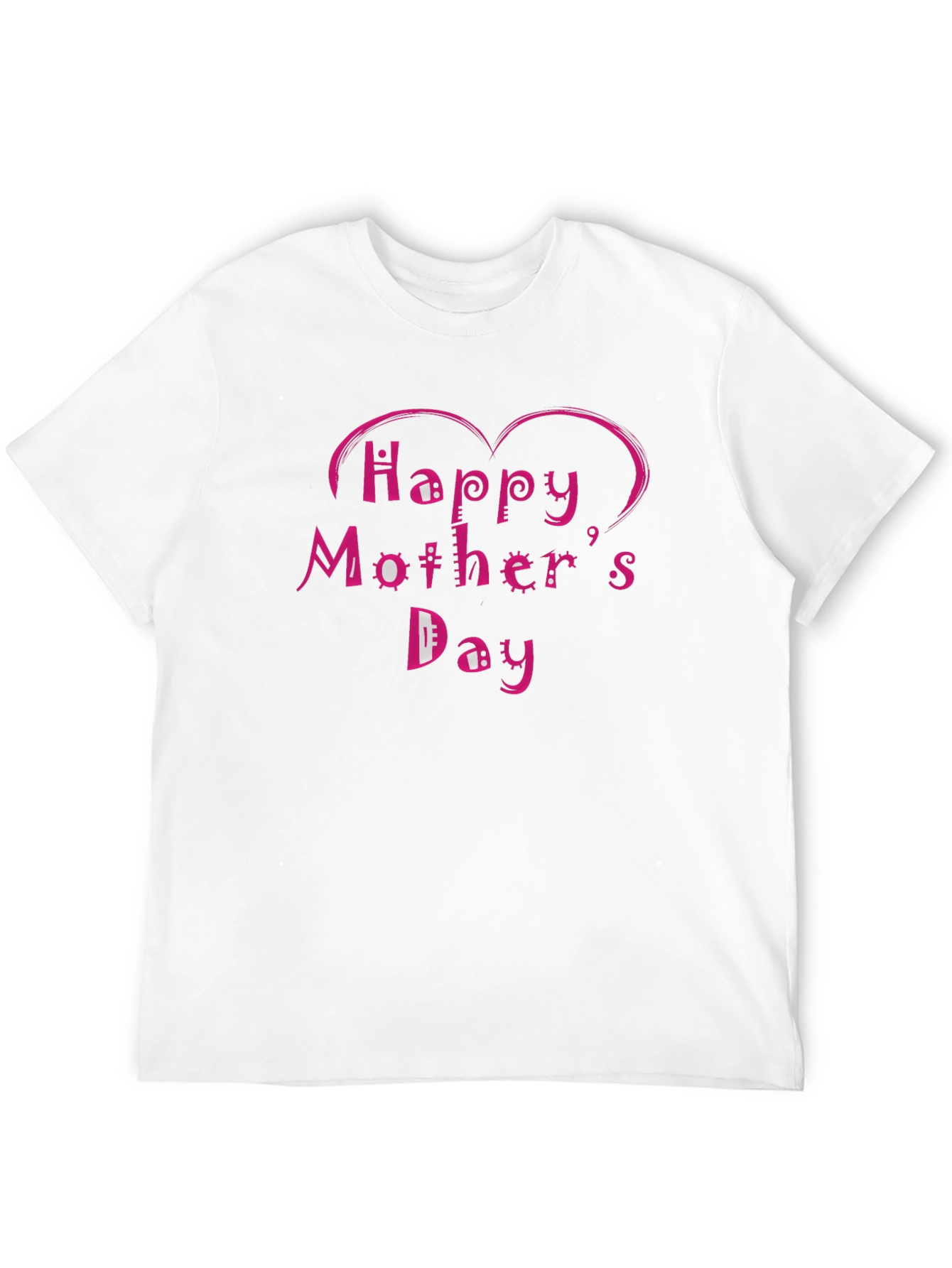 Happy Mothers Day Black T-Shirt