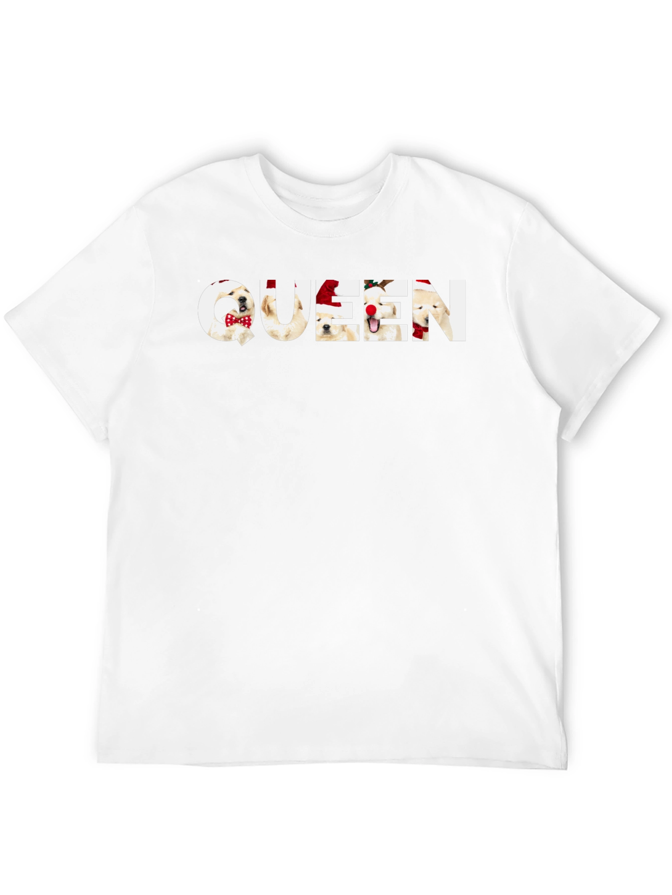 Queen Dog Christmas Graphic Tee