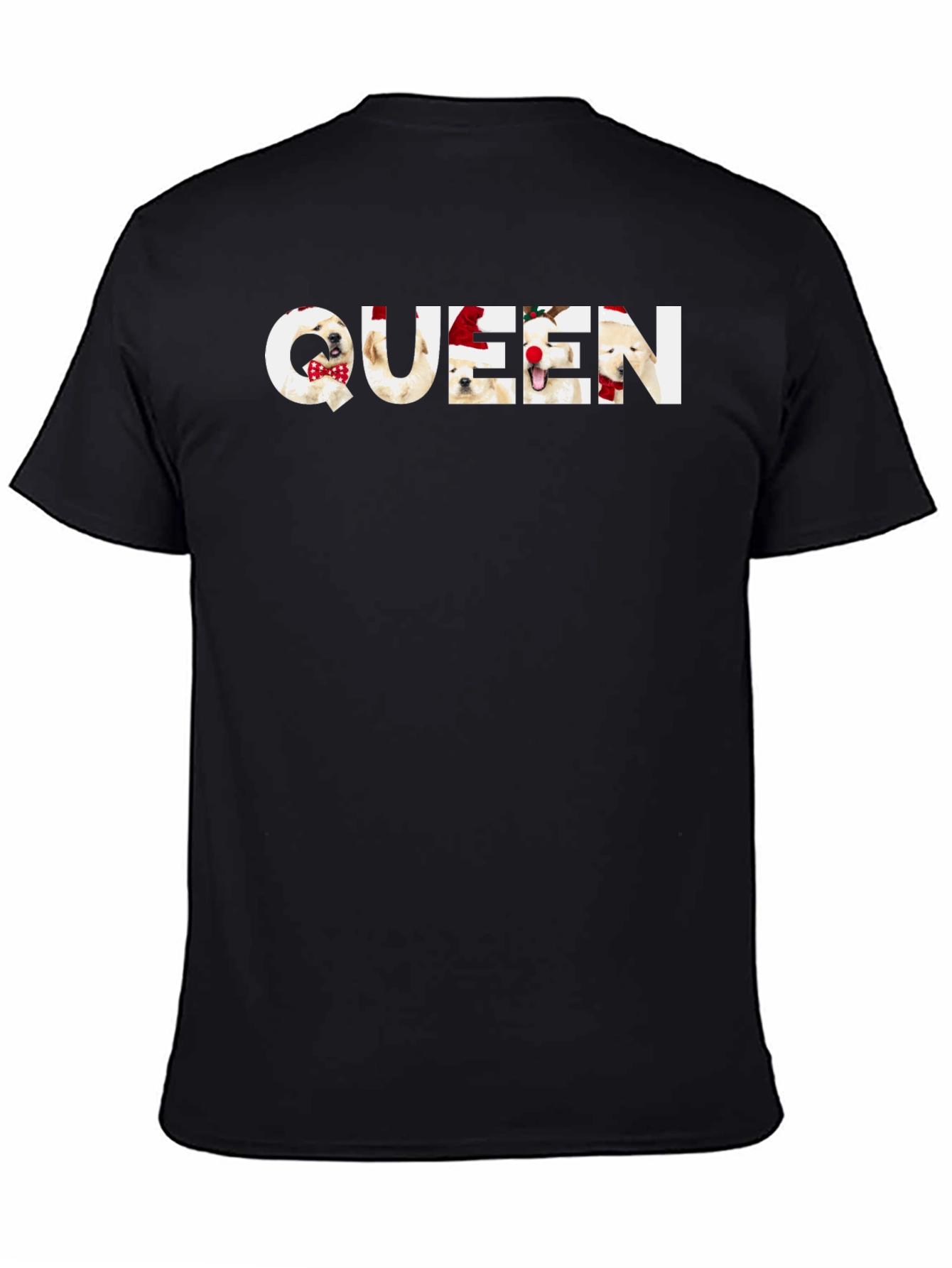 Queen Dog Christmas Graphic Tee