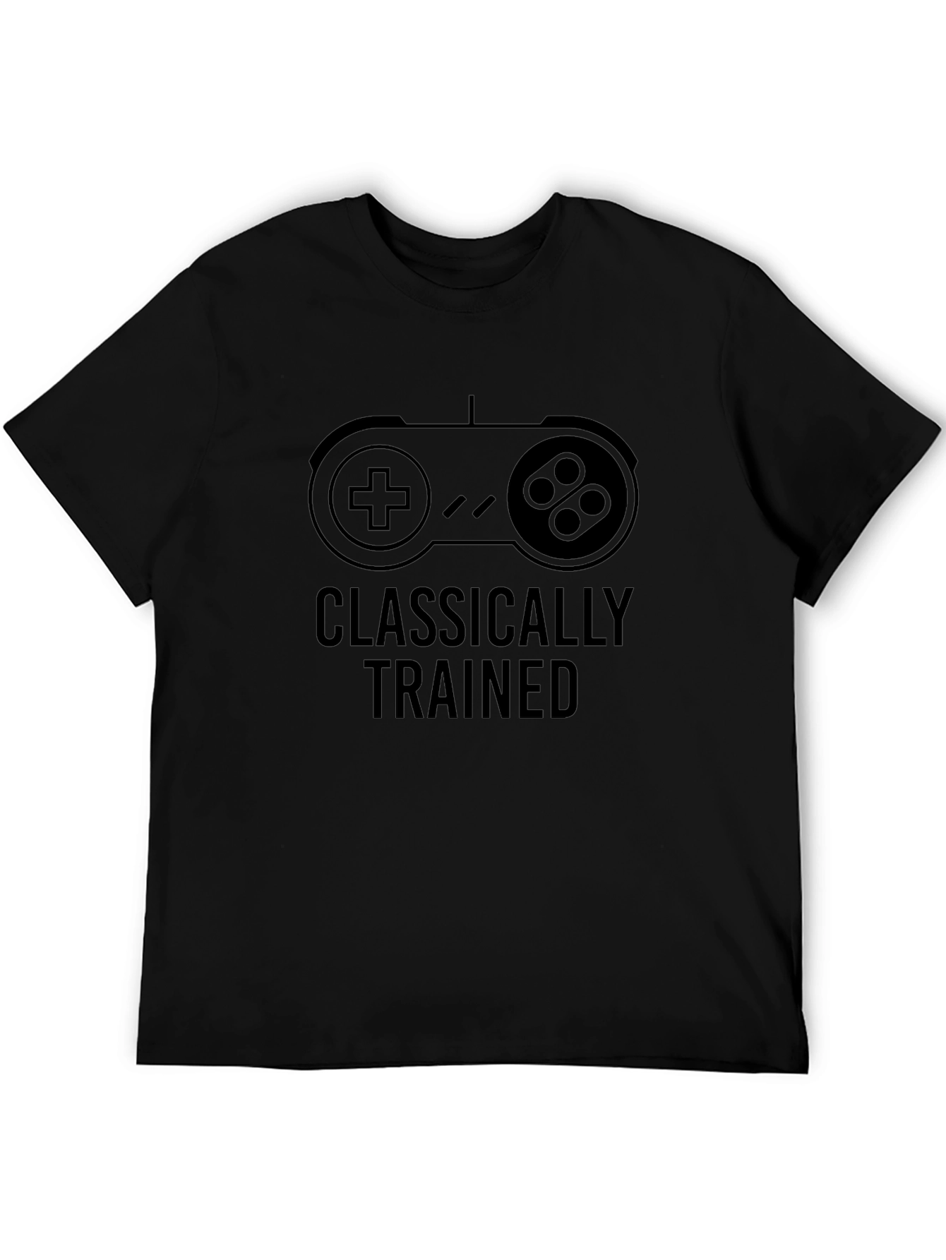 Classically Trained Gamer Black T-Shirt