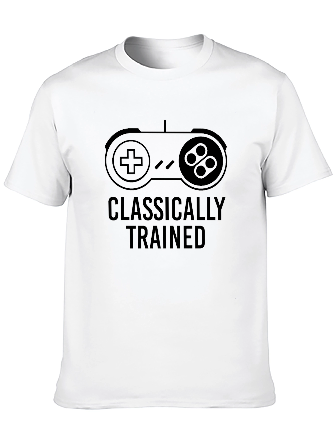 Classically Trained Gamer Black T-Shirt