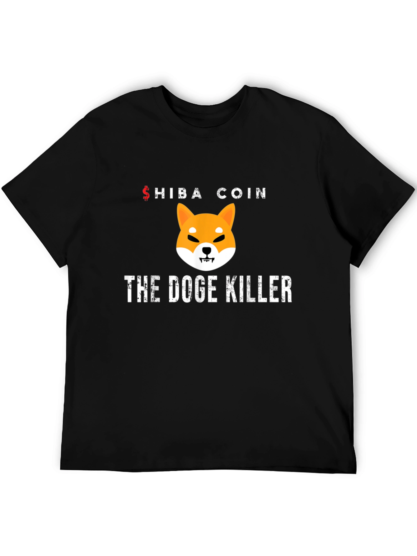 Shiba Coin The Doge Killer Black Graphic Tee