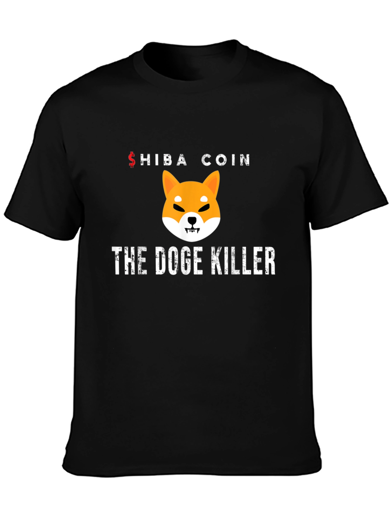 Shiba Coin The Doge Killer Black Graphic Tee