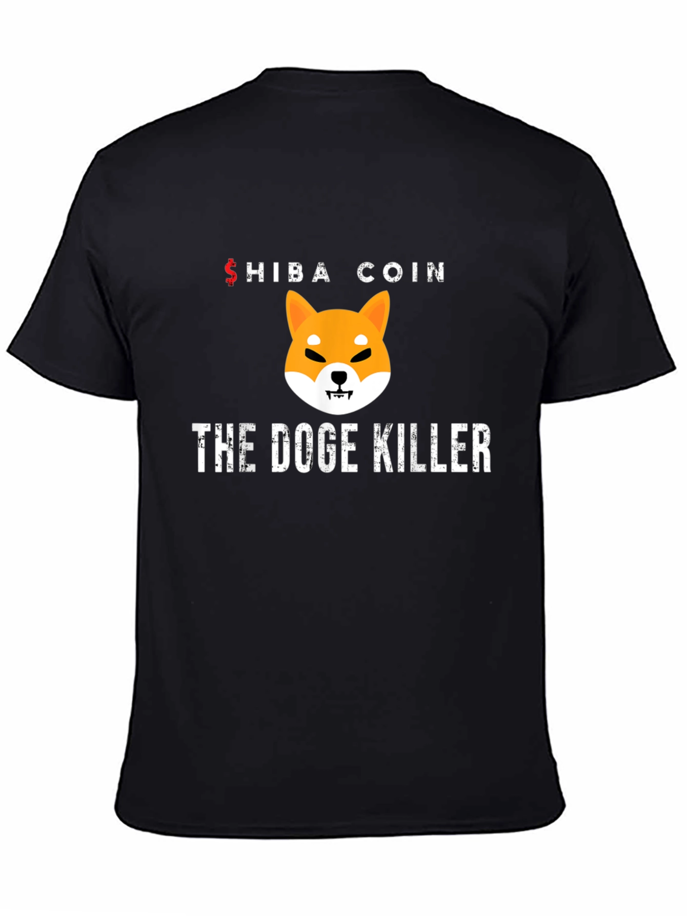Shiba Coin The Doge Killer Black Graphic Tee