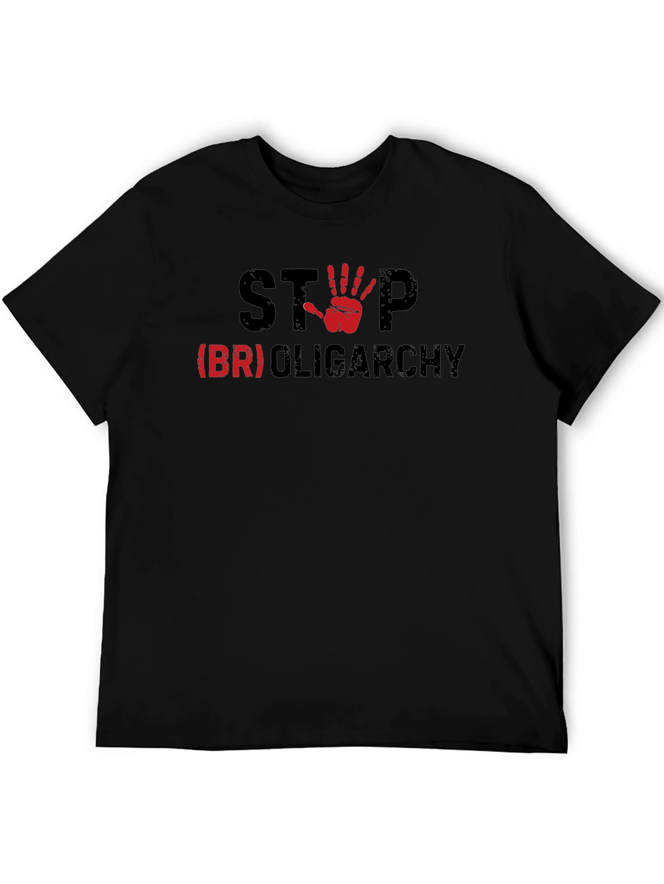 Stop Oligarchy Graphic Tee - Political Statement Shirt