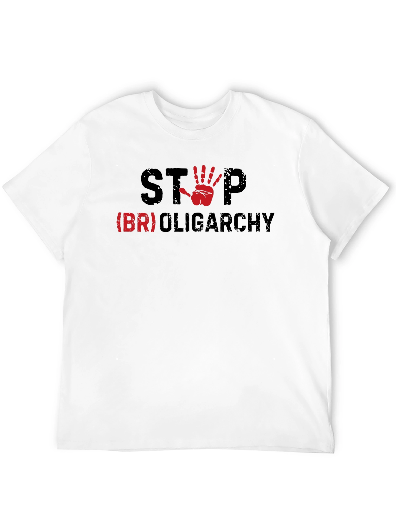 Stop Oligarchy Graphic Tee - Political Statement Shirt