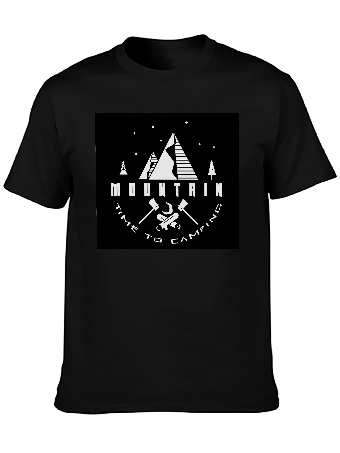 Mountain Time to Camping Graphic Tee