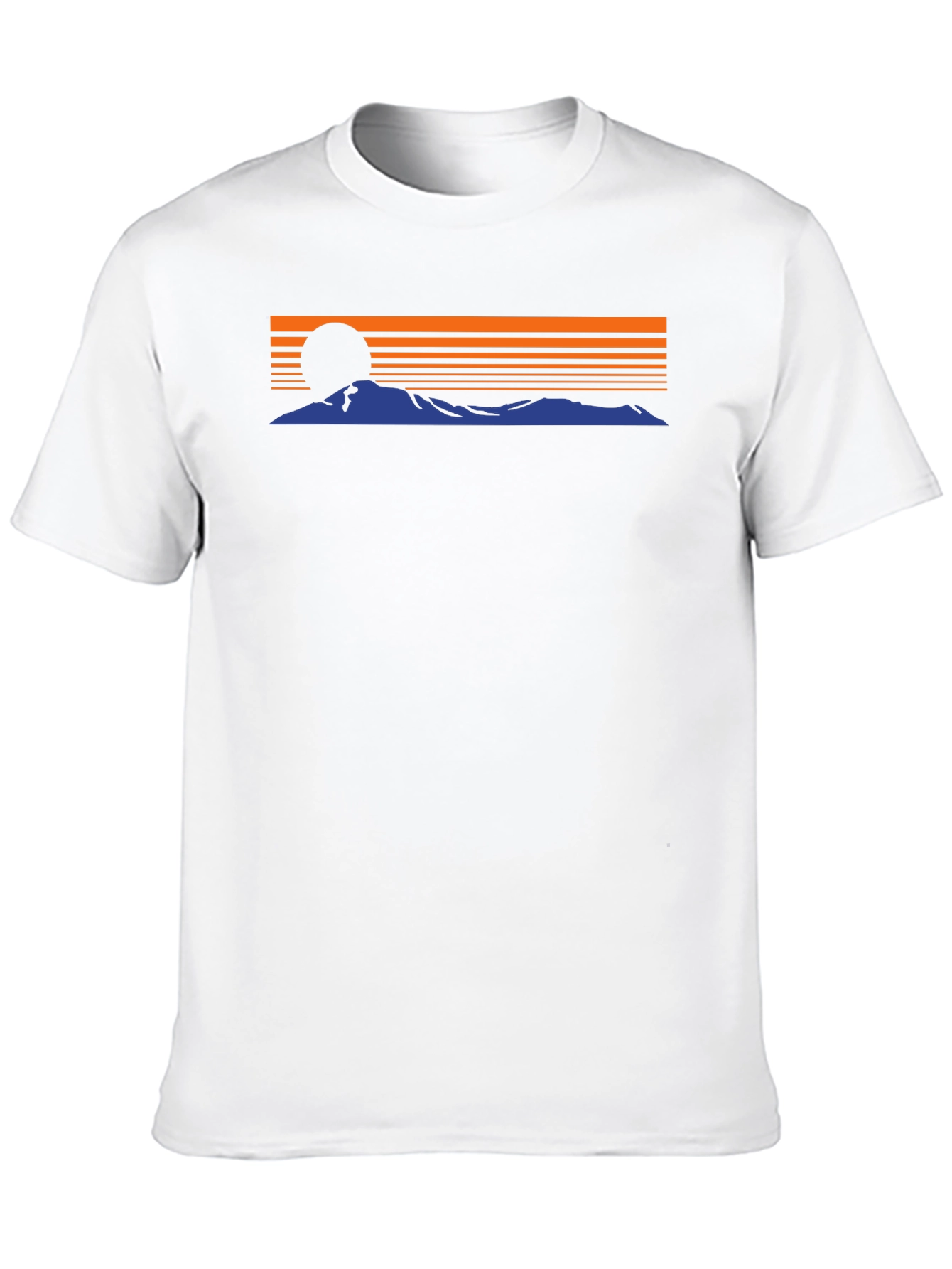 Retro Sunset Graphic Tee - Classic Black Shirt