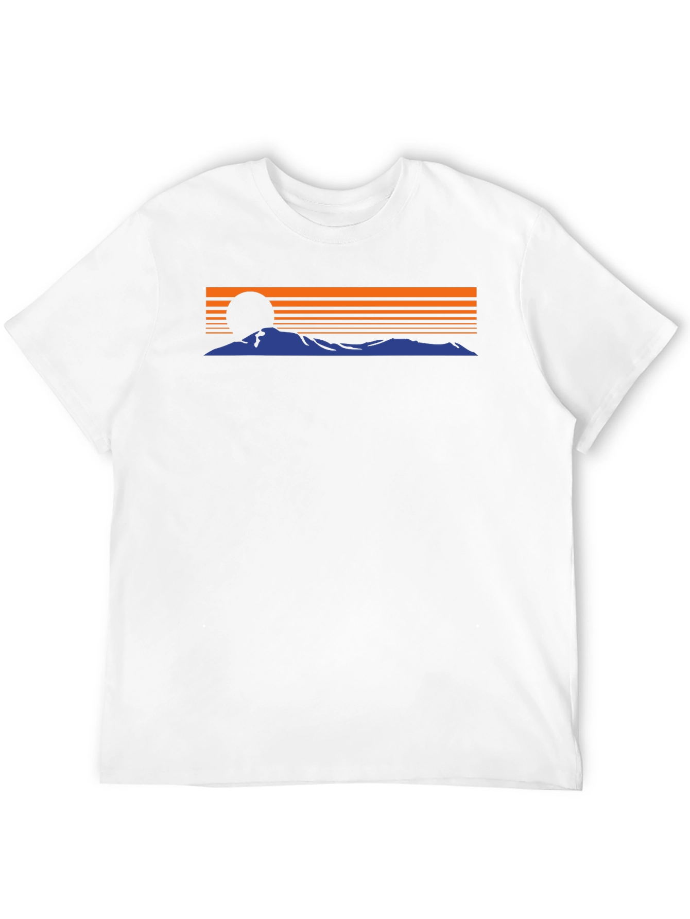 Retro Sunset Graphic Tee - Classic Black Shirt