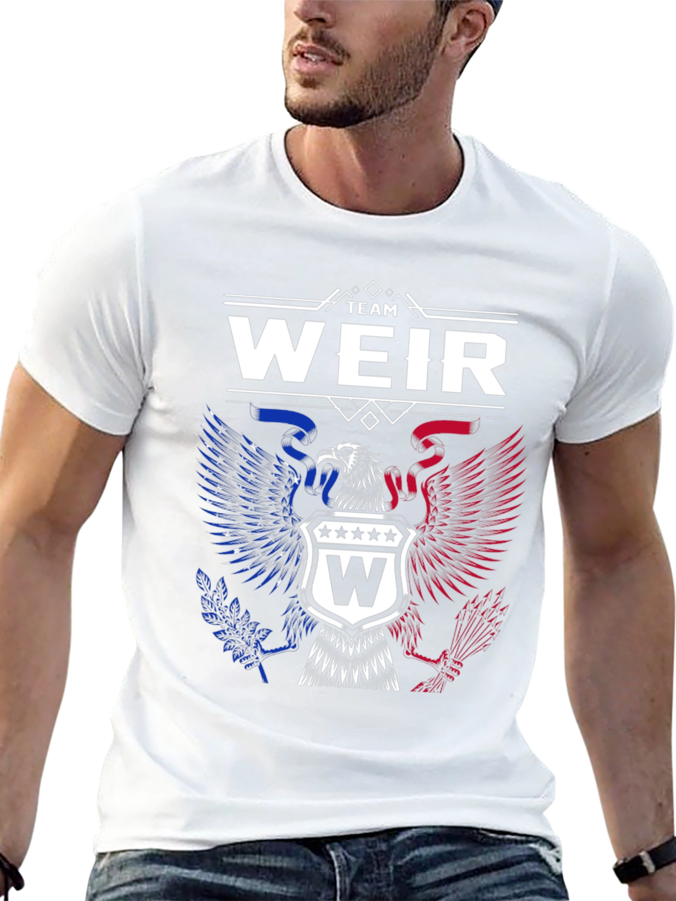 Team Weir Patriotic Eagle Crest T-Shirt