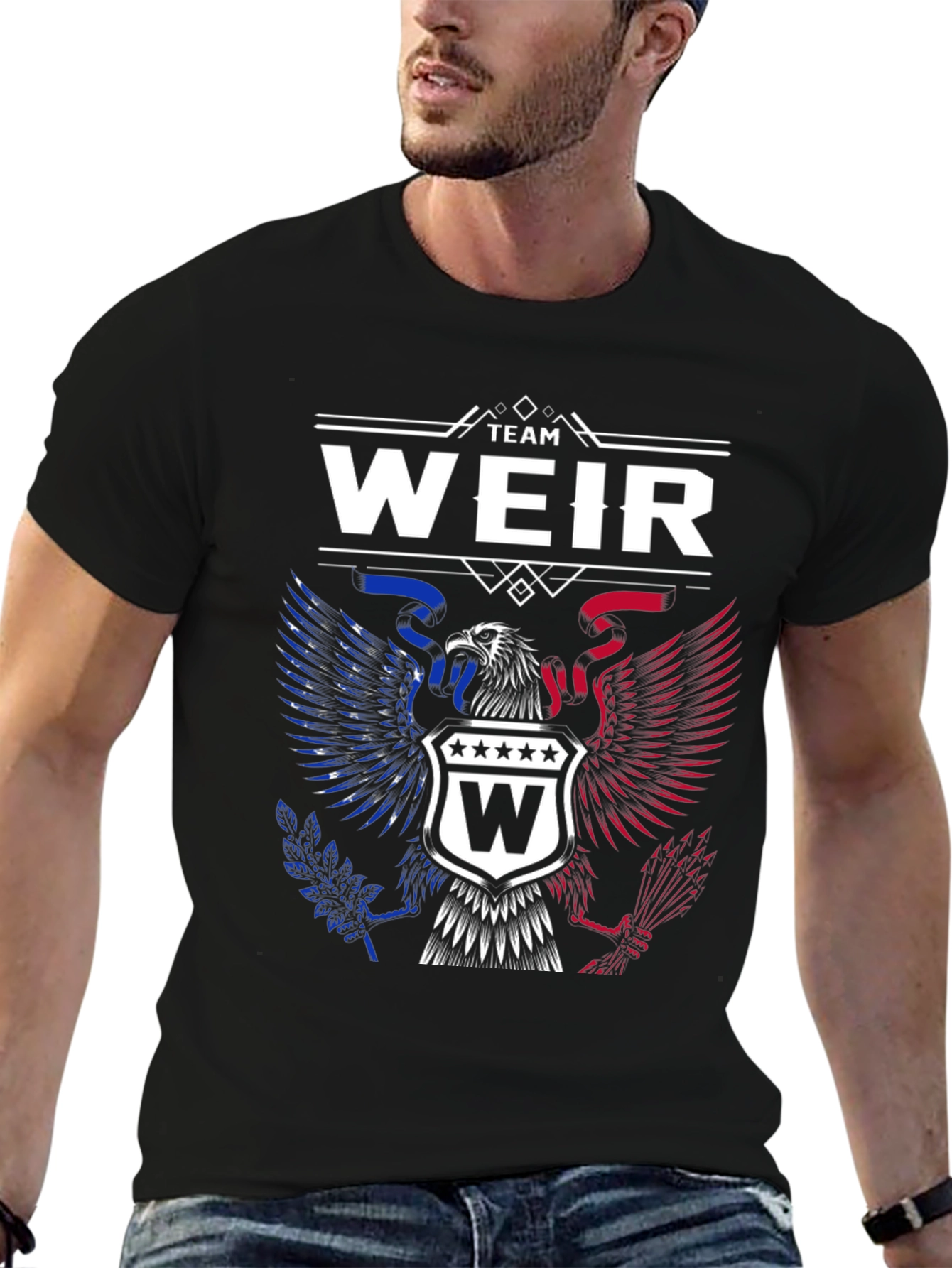Team Weir Patriotic Eagle Crest T-Shirt