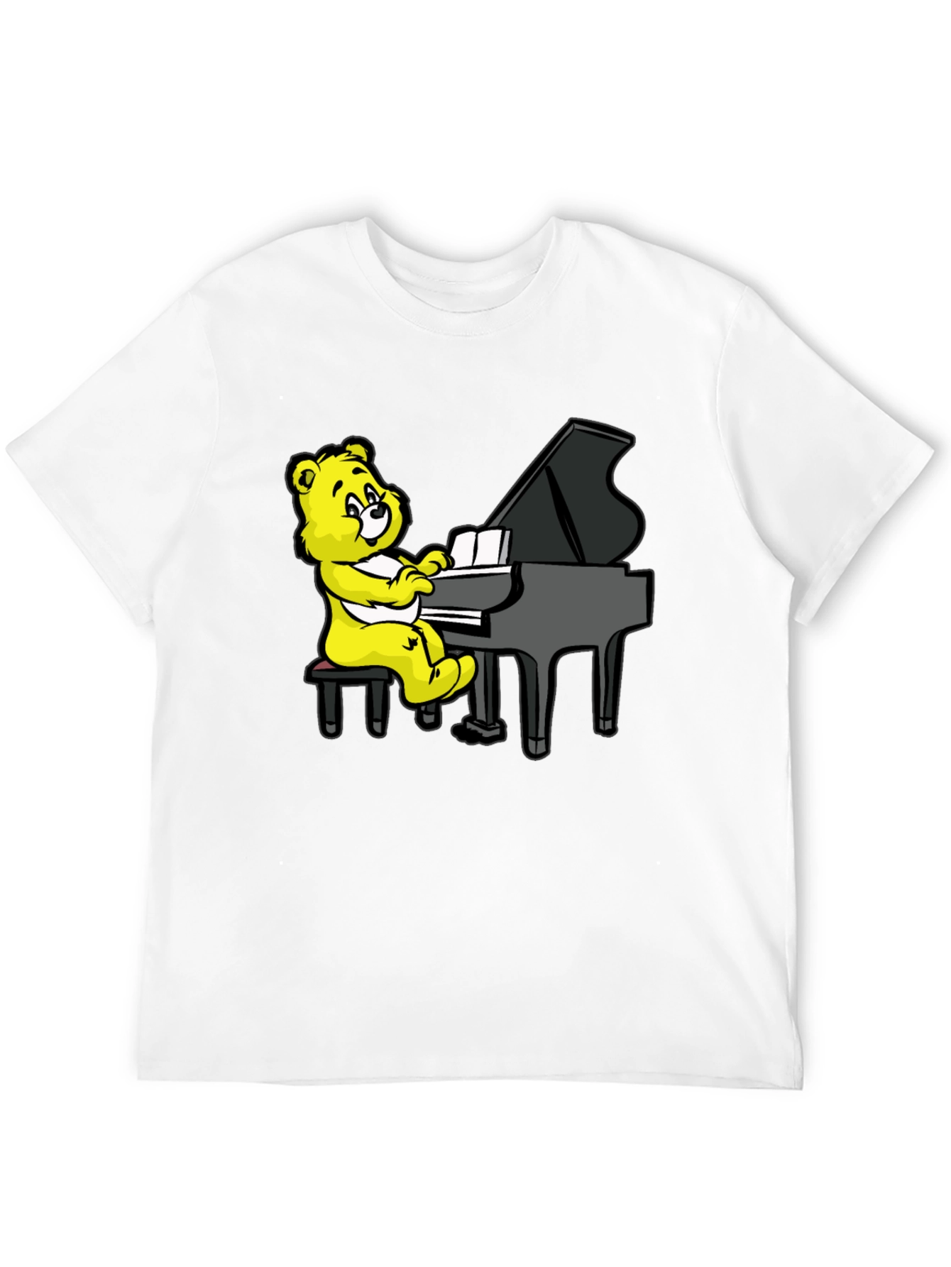 Musical Bear Black T-Shirt