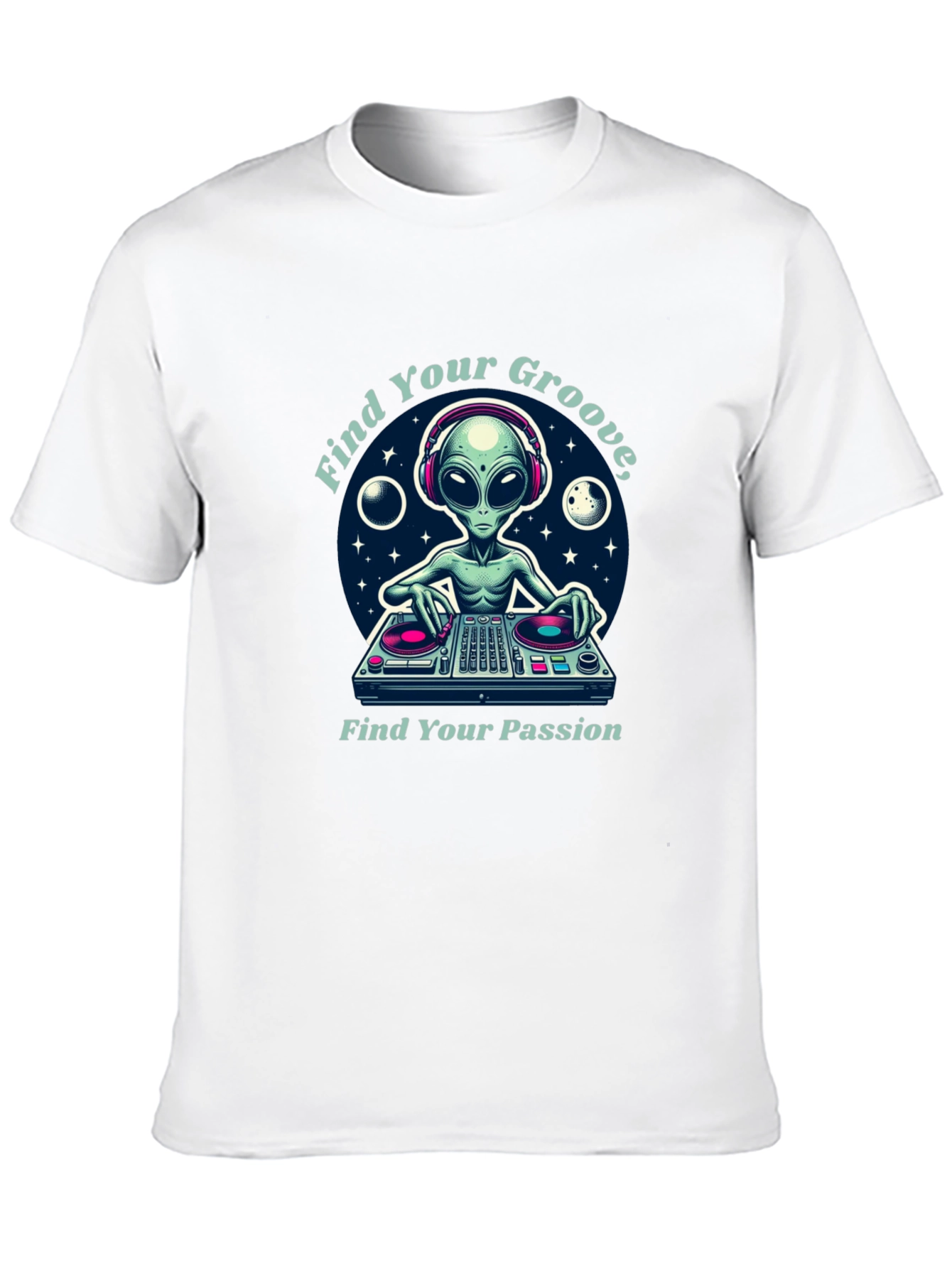 Alien DJ T-Shirt: Find Your Groove & Passion