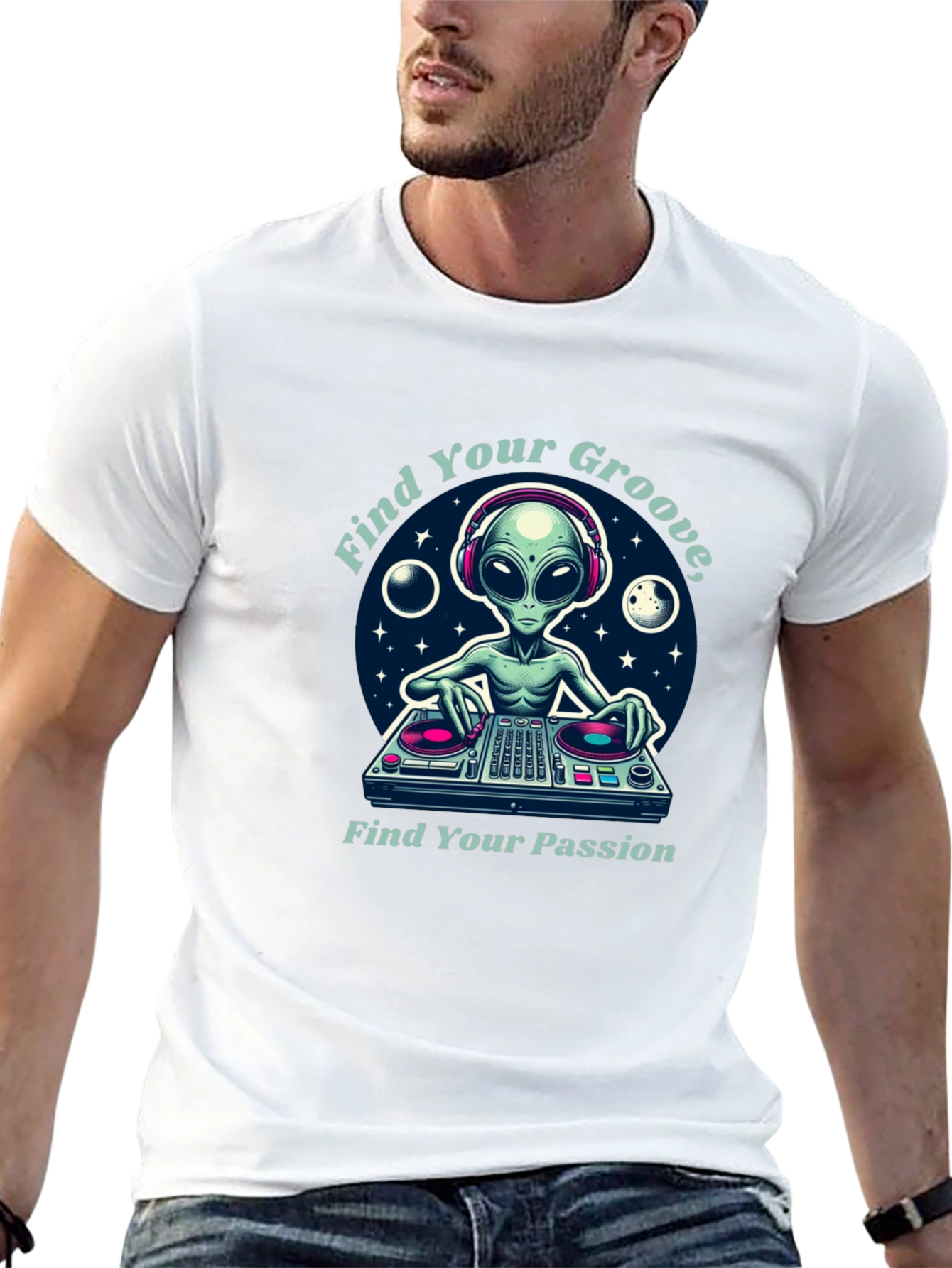 Alien DJ T-Shirt: Find Your Groove & Passion