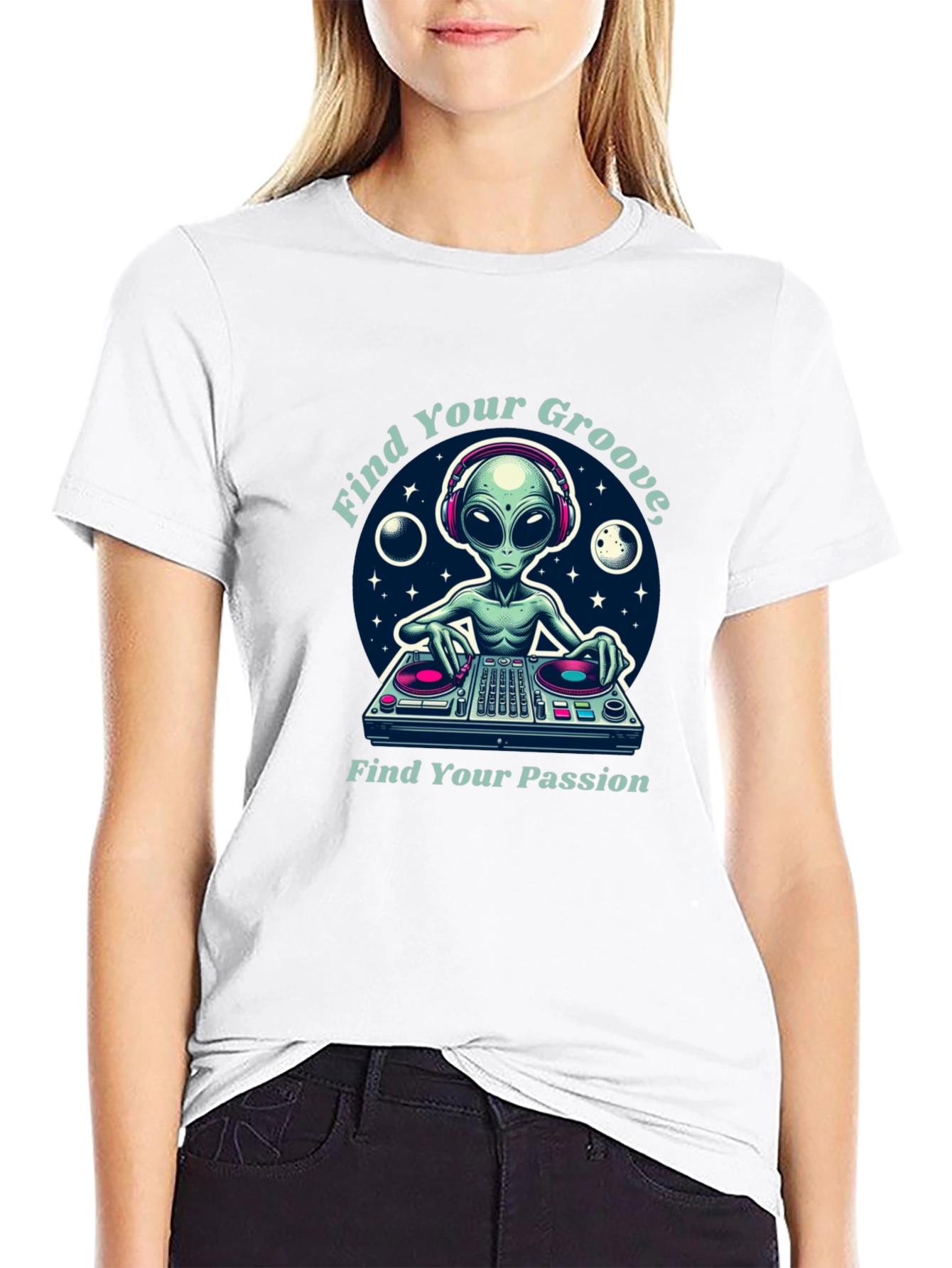 Alien DJ T-Shirt: Find Your Groove & Passion