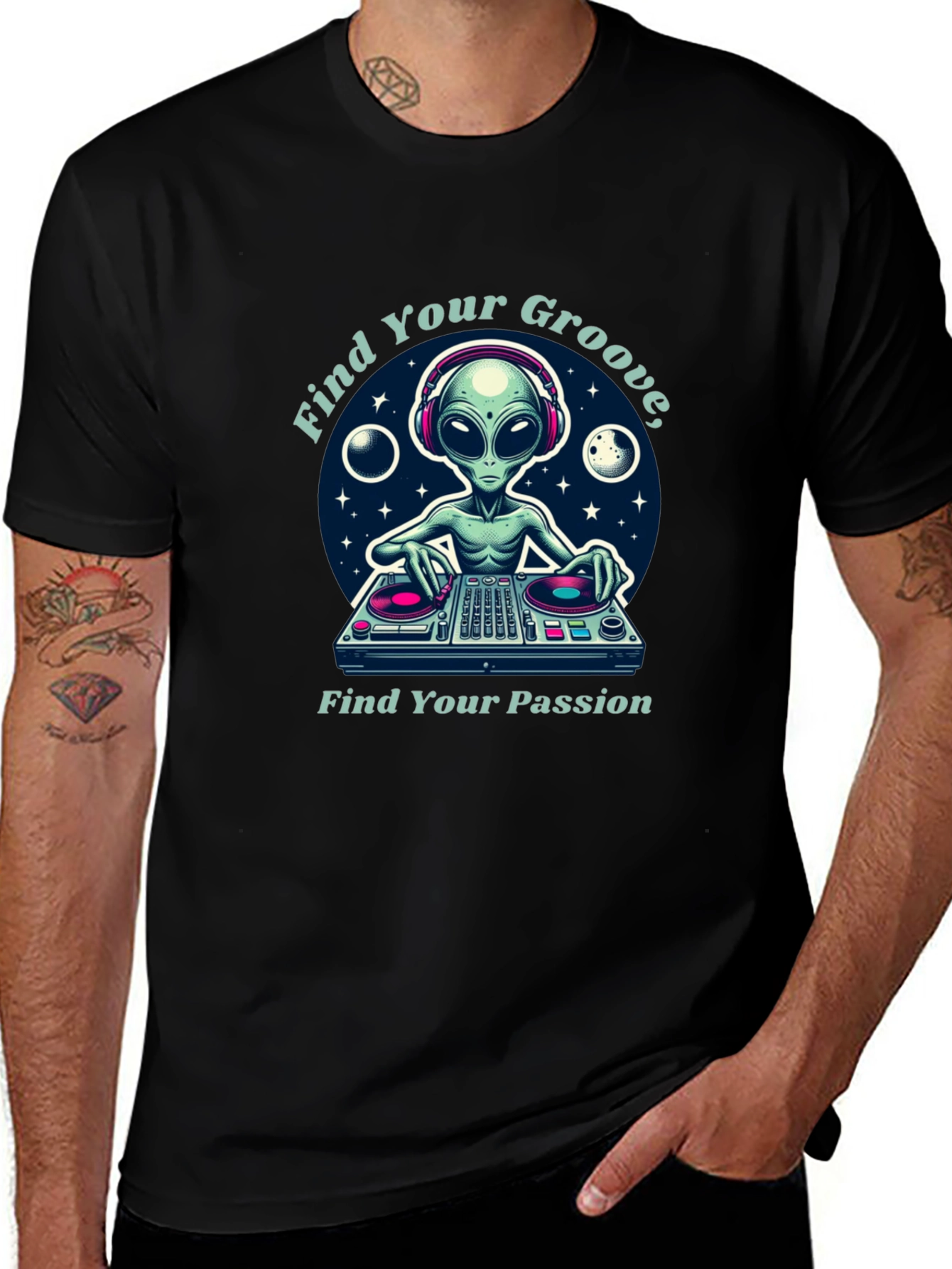 Alien DJ T-Shirt: Find Your Groove & Passion