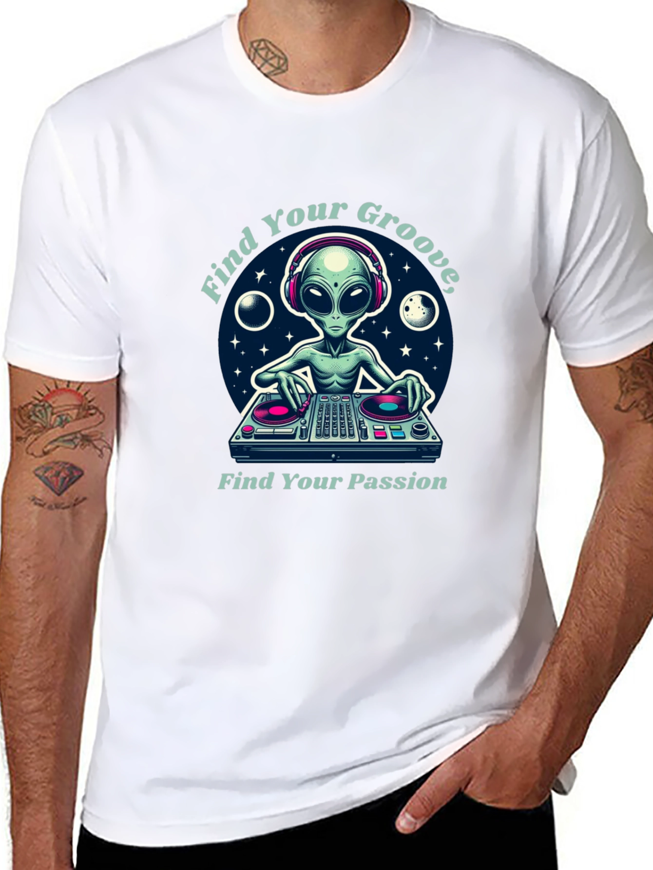 Alien DJ T-Shirt: Find Your Groove & Passion