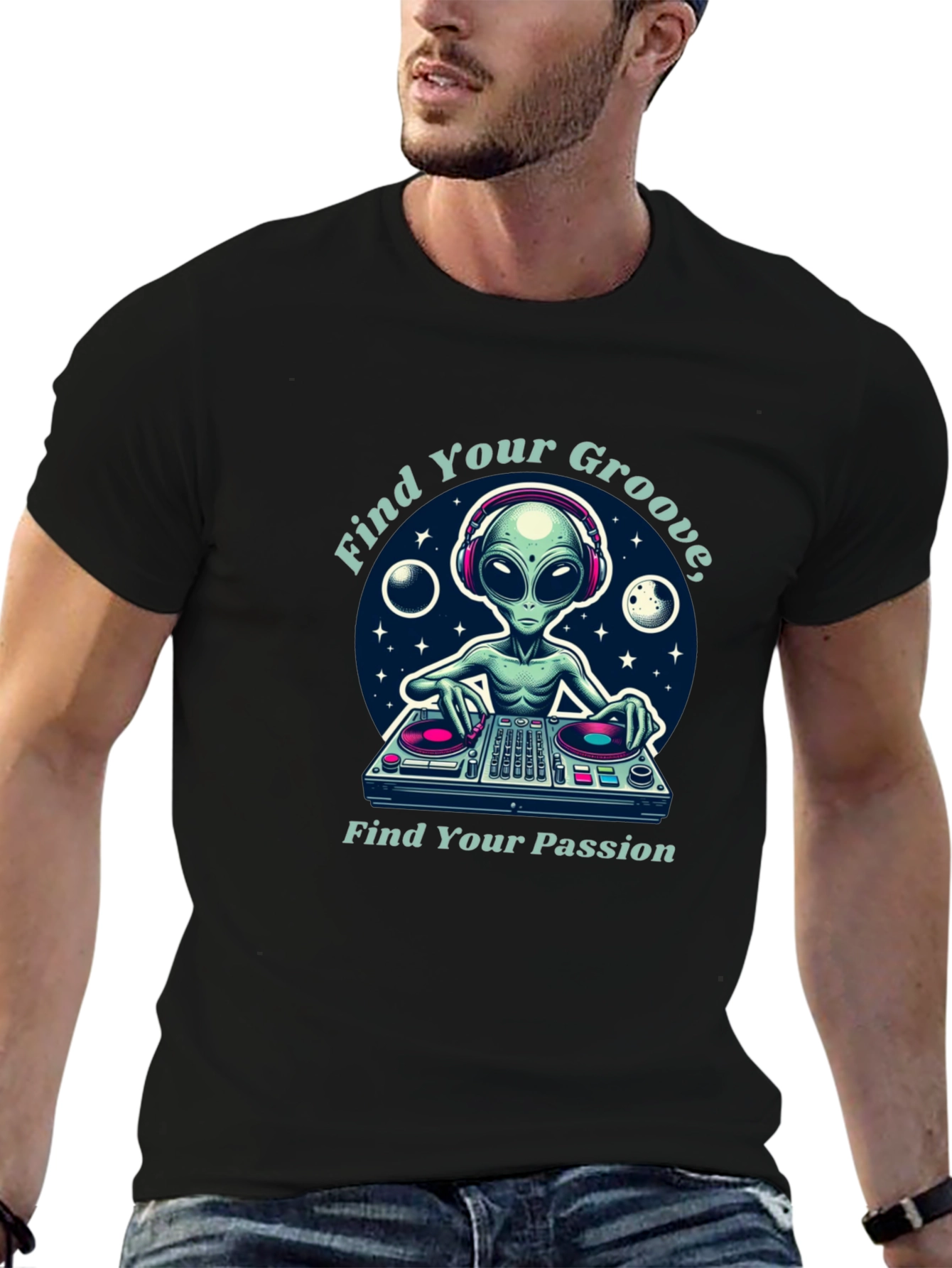 Alien DJ T-Shirt: Find Your Groove & Passion