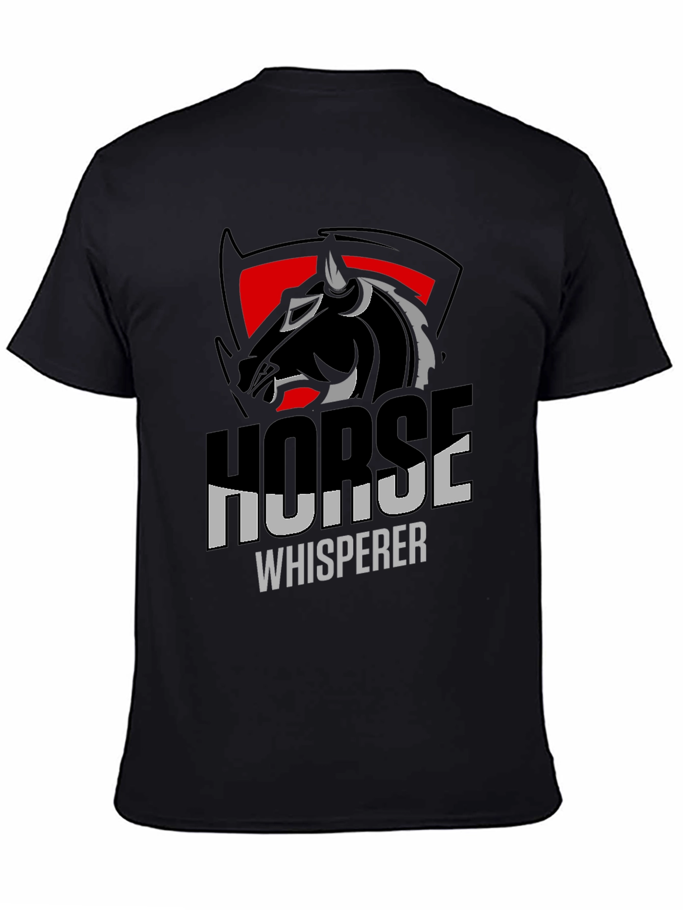 Horse Whisperer Graphic T-Shirt - Black
