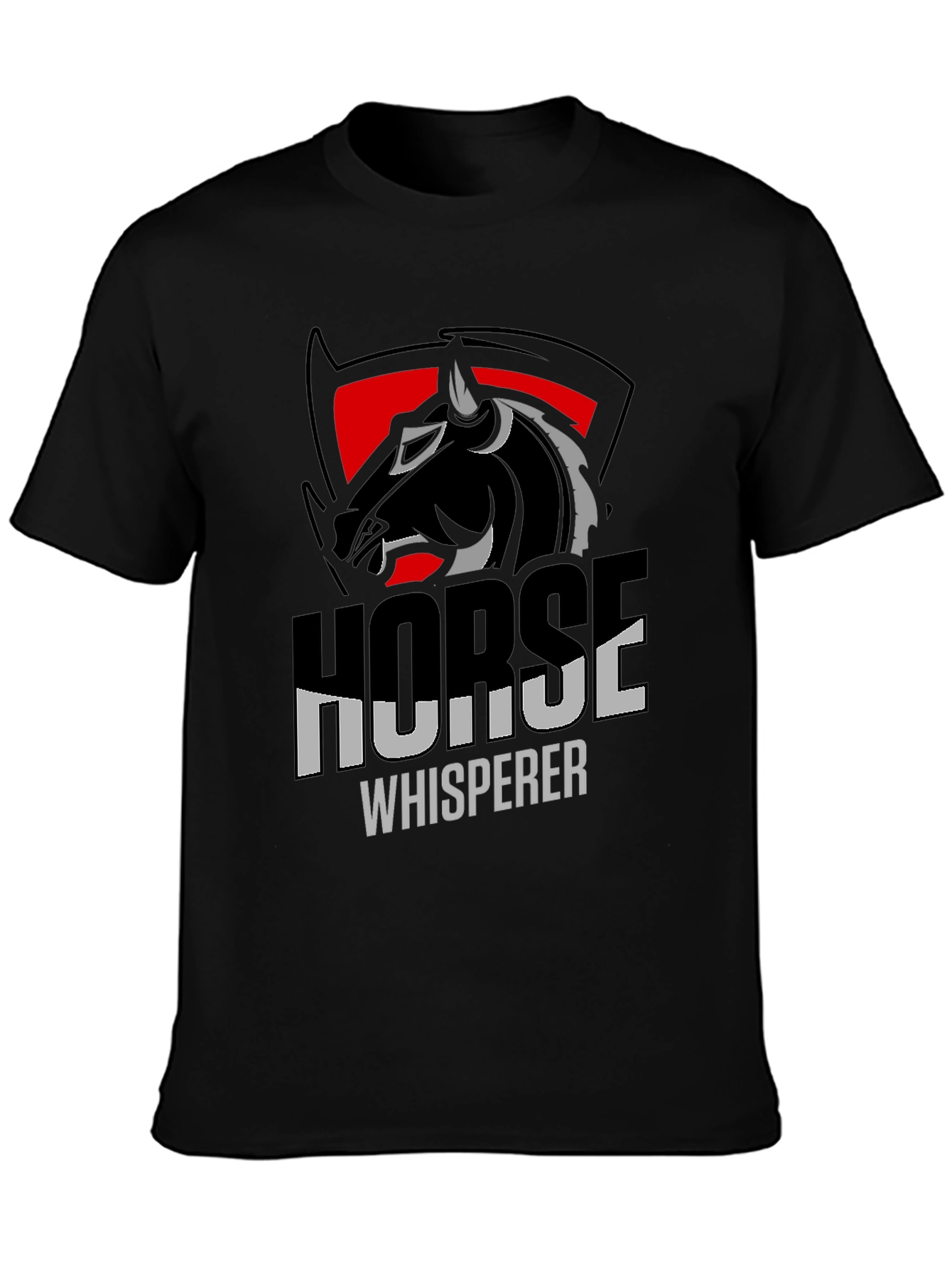 Horse Whisperer Graphic T-Shirt - Black