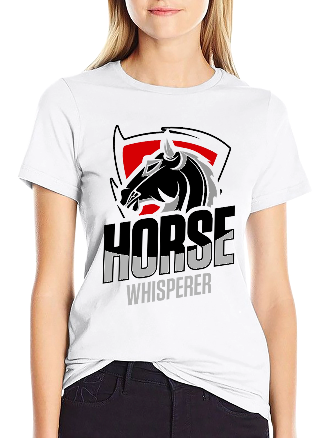 Horse Whisperer Graphic T-Shirt - Black