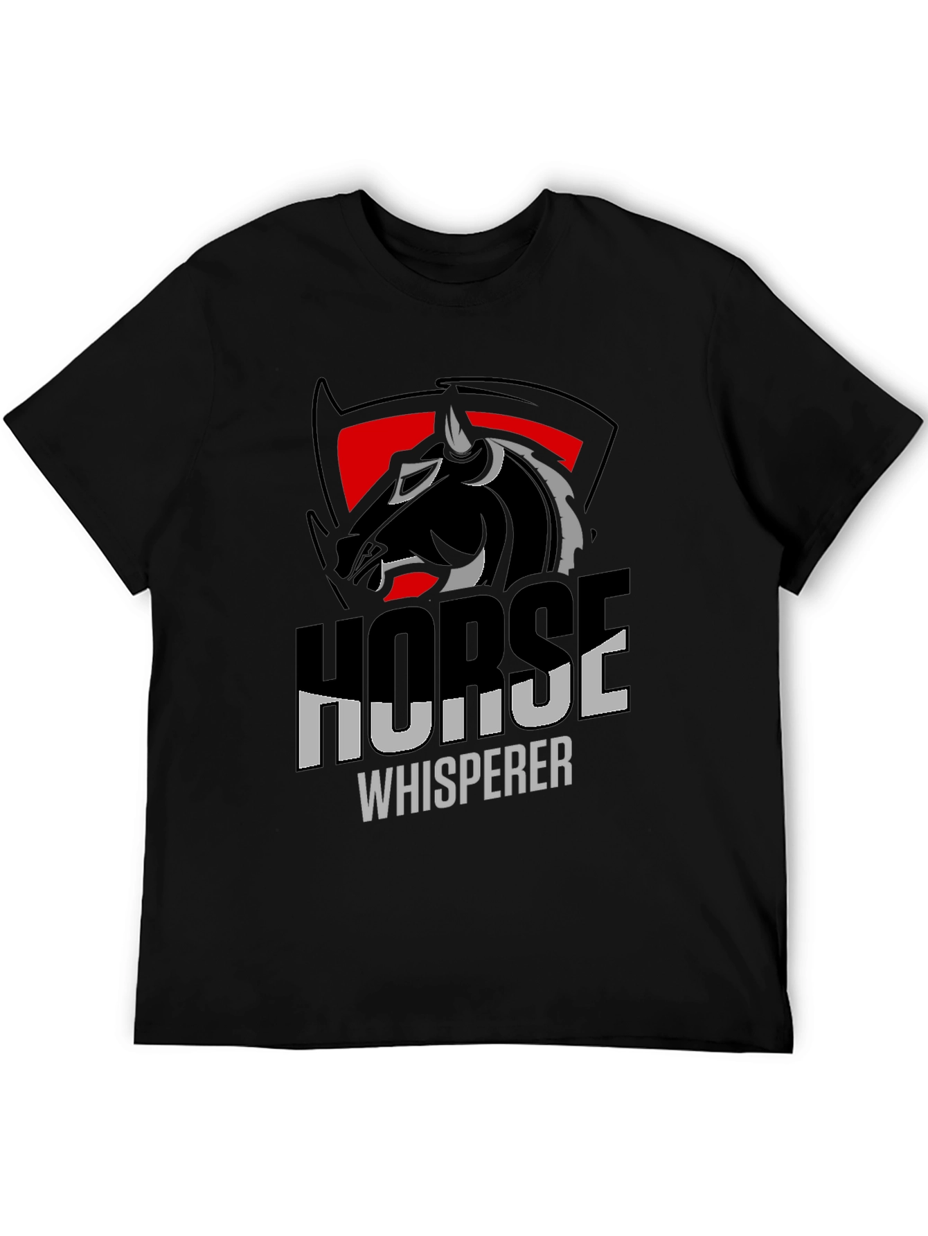 Horse Whisperer Graphic T-Shirt - Black