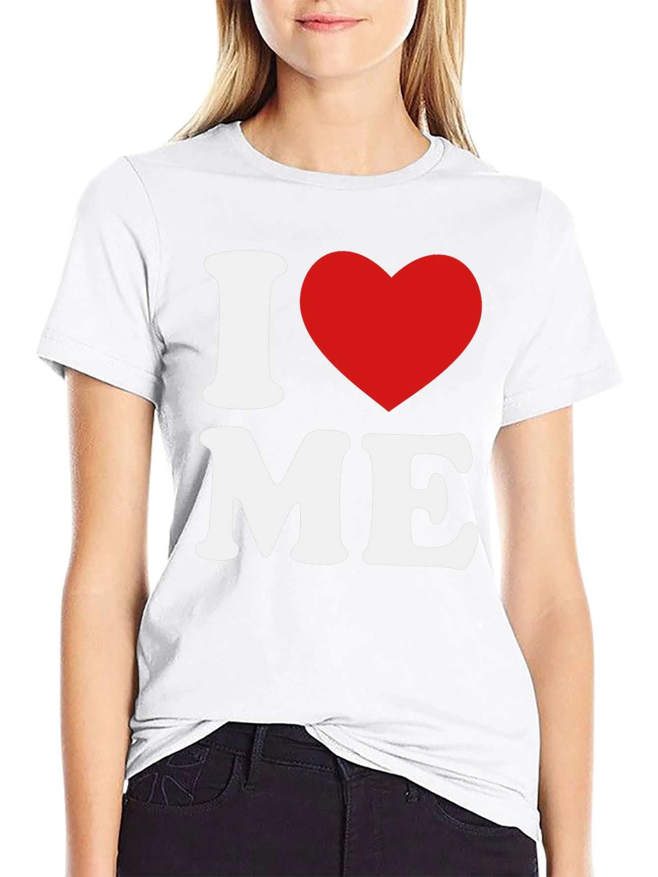 I Heart Me Black T-Shirt