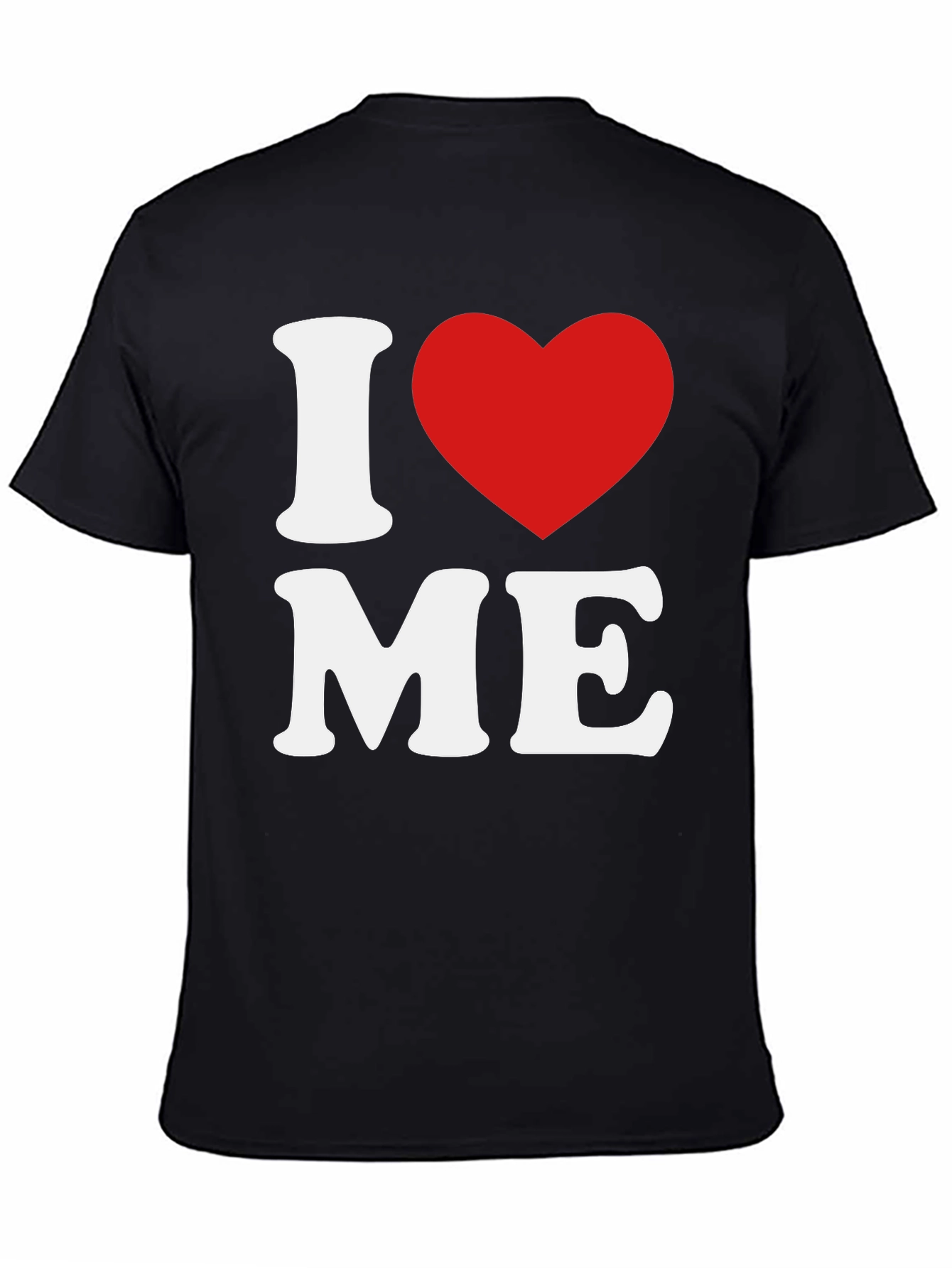 I Heart Me Black T-Shirt