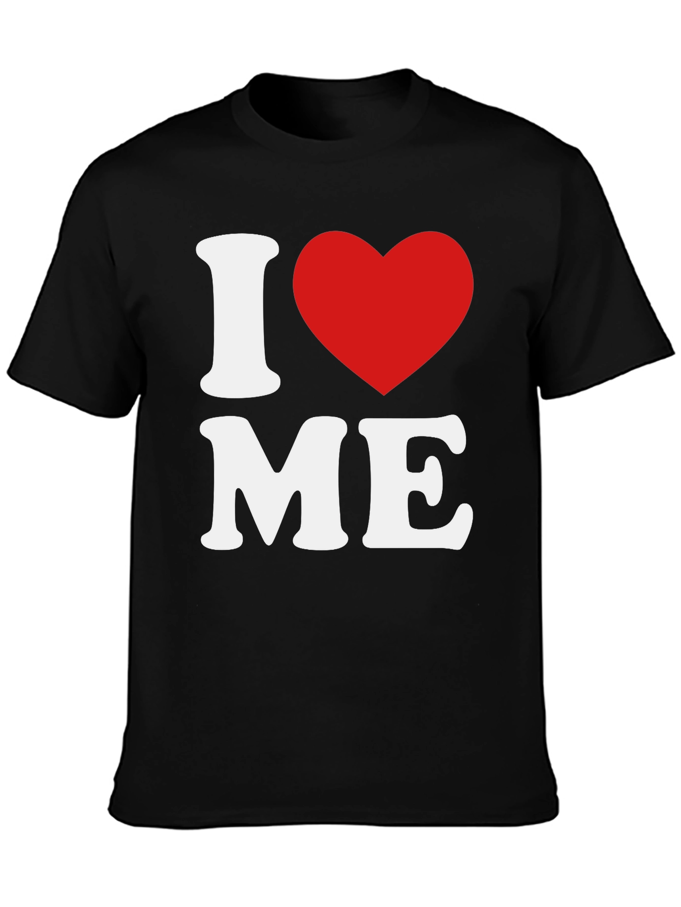 I Heart Me Black T-Shirt