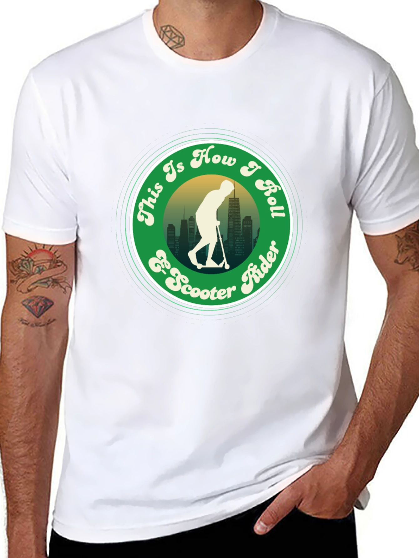 This Is How I Roll Scooter Rider T-Shirt