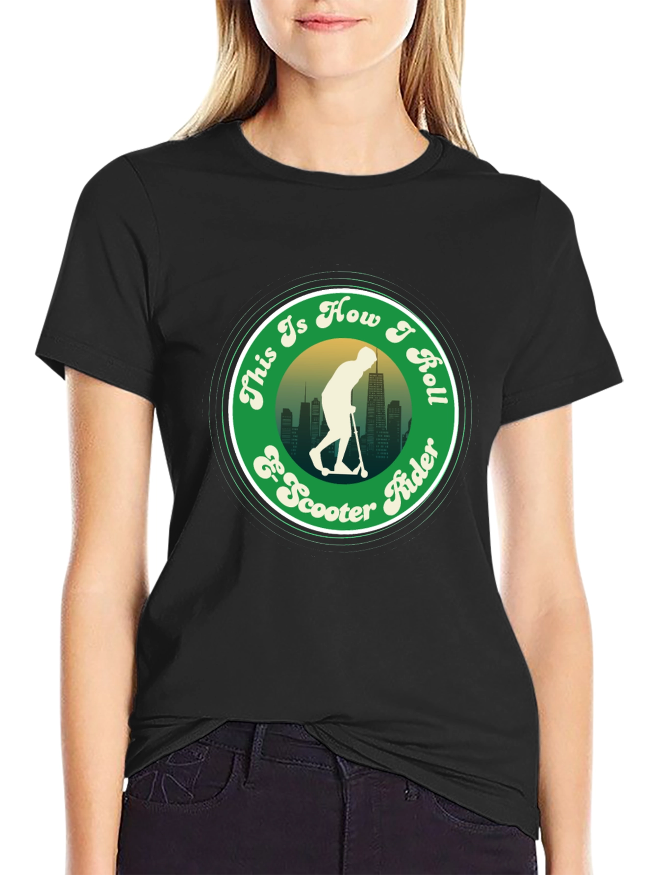 This Is How I Roll Scooter Rider T-Shirt