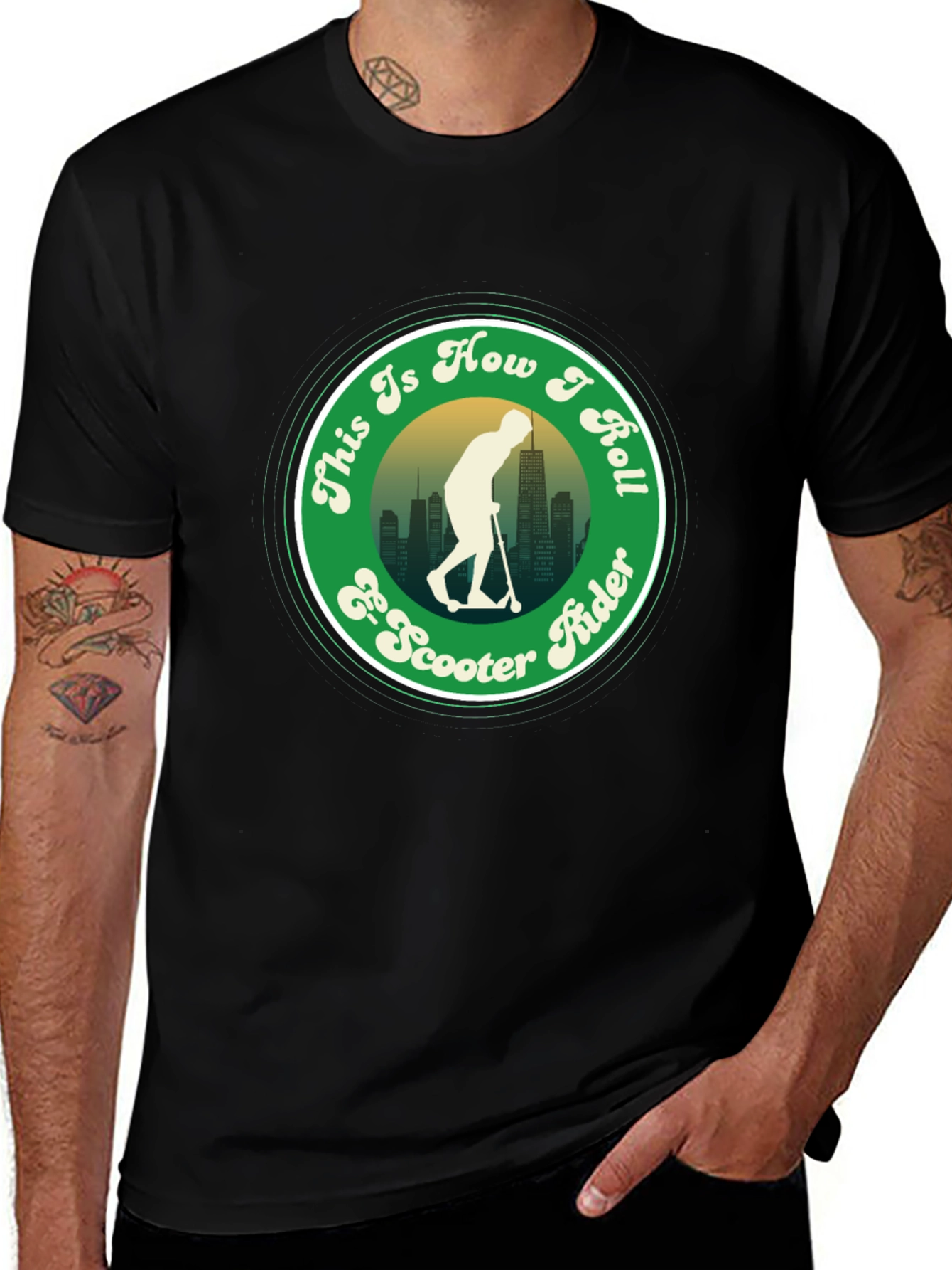 This Is How I Roll Scooter Rider T-Shirt