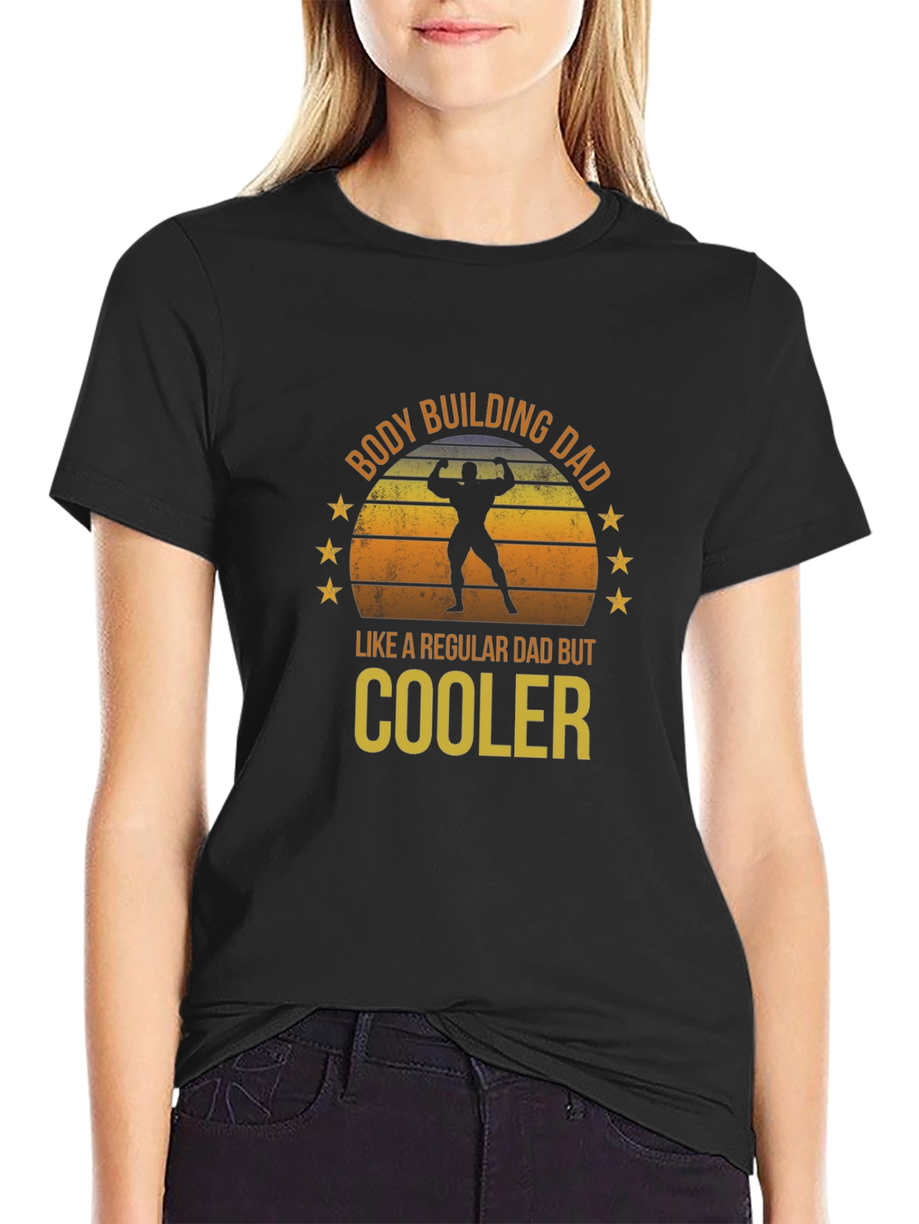Bodybuilding Dad T-Shirt - Cooler Than Regular Dads!