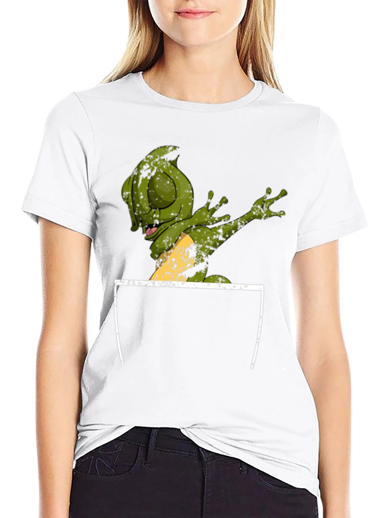 Dabbing Green Lizard T-Shirt