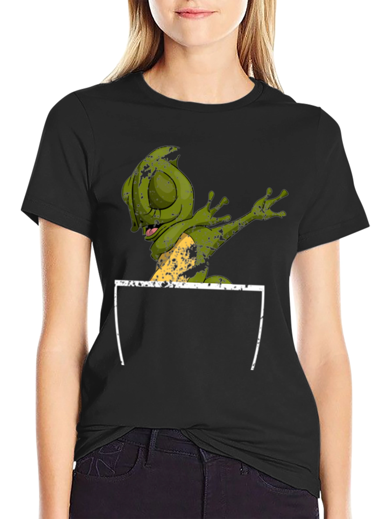 Dabbing Green Lizard T-Shirt